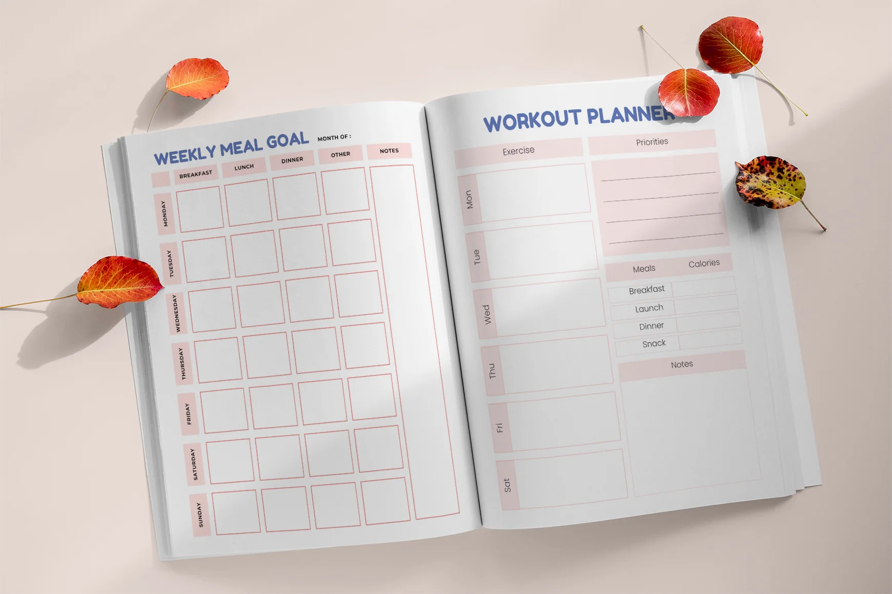 Healthy Lifestyle Fitness Planner - Image 4