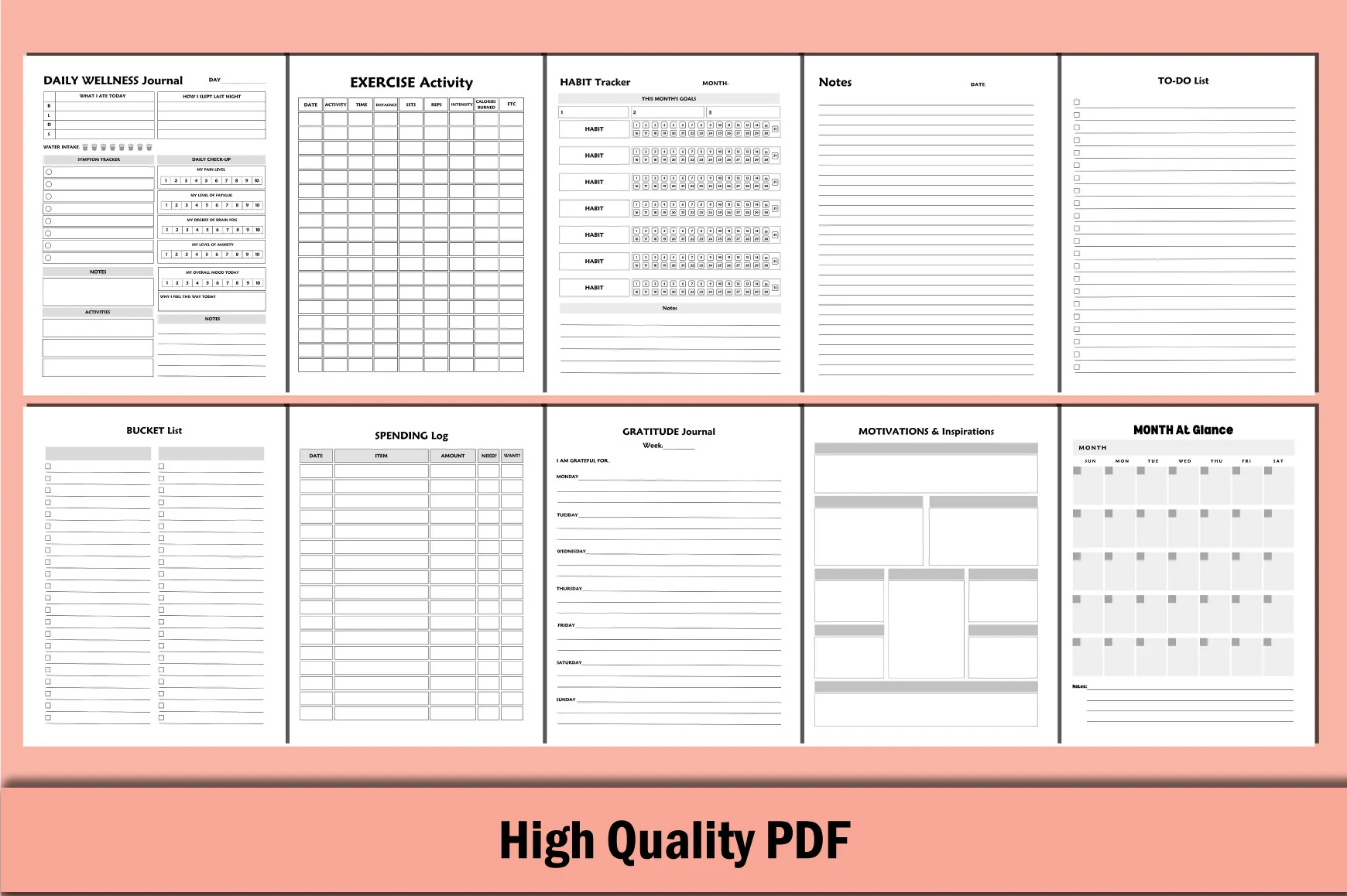 Healthy Living Planner - Image 2