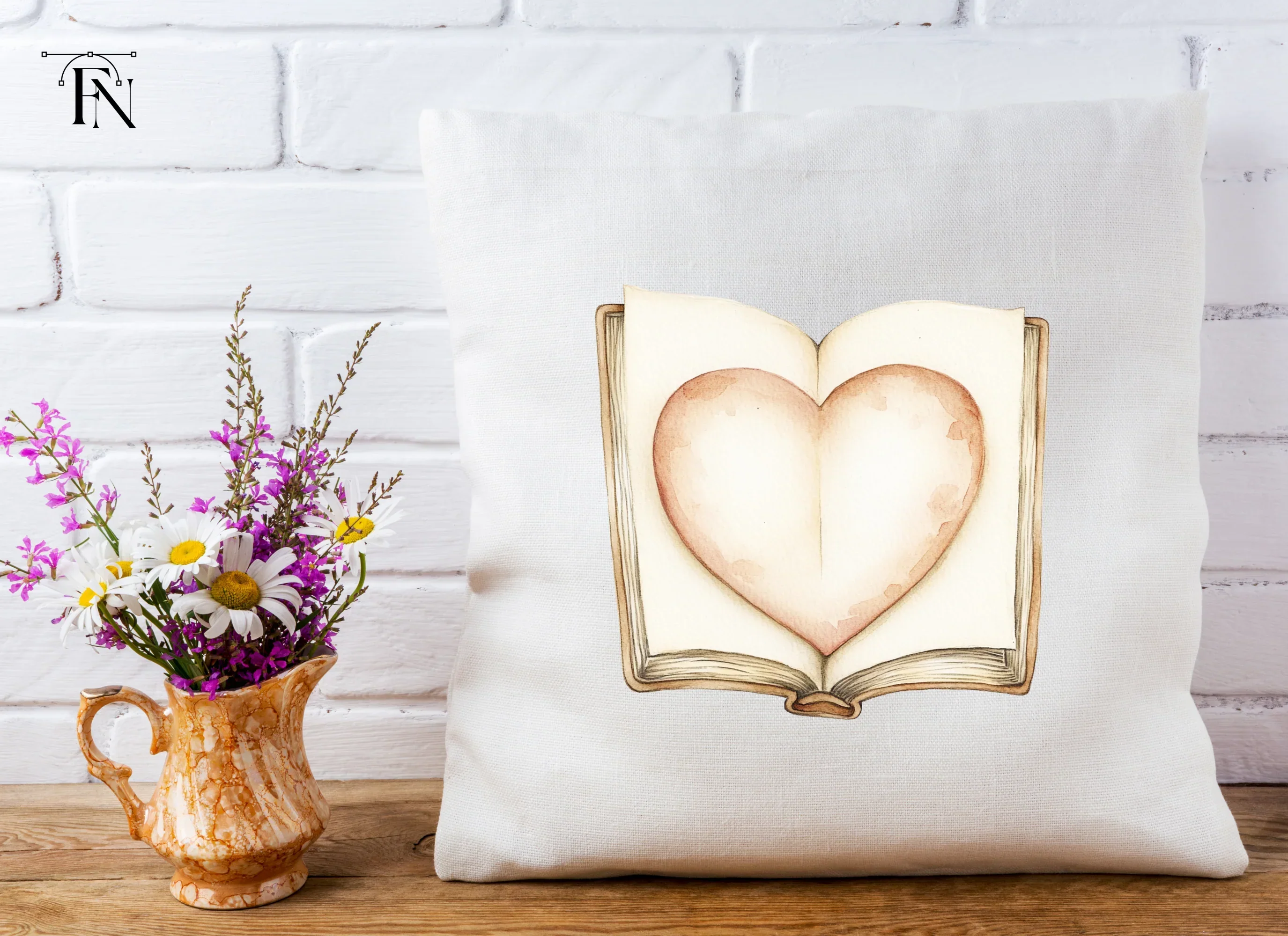 Heart Book Clipart Bundle - Image 5