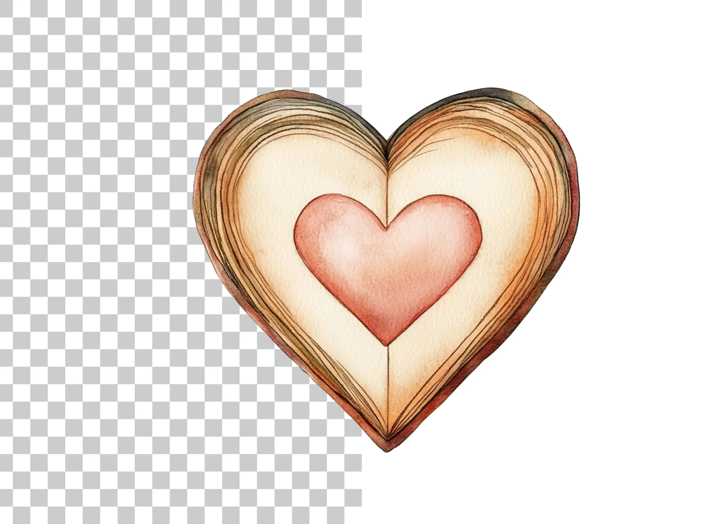 Heart Book Clipart Bundle - Image 6