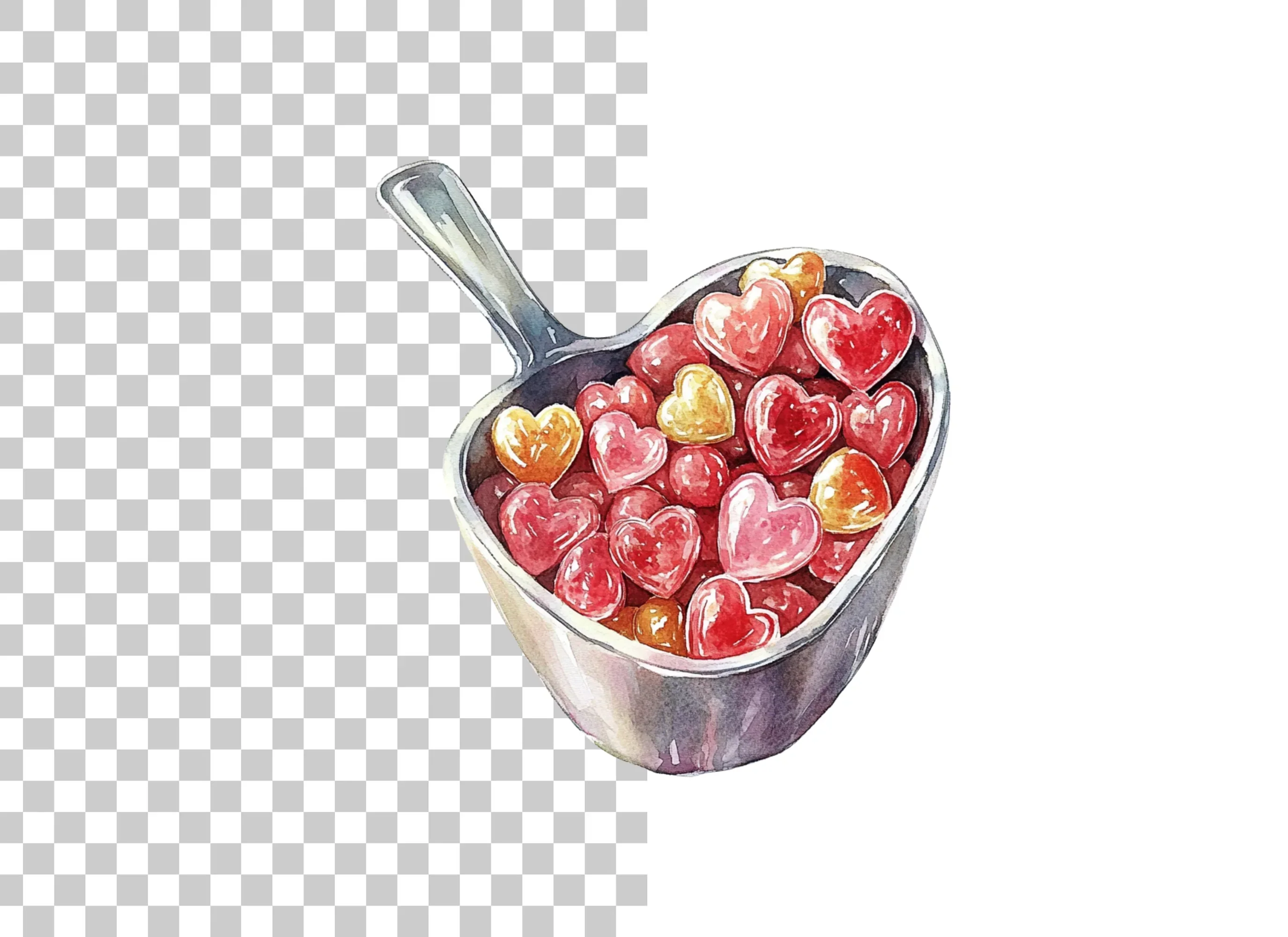 Heart Candies Clipart Bundle - Image 6