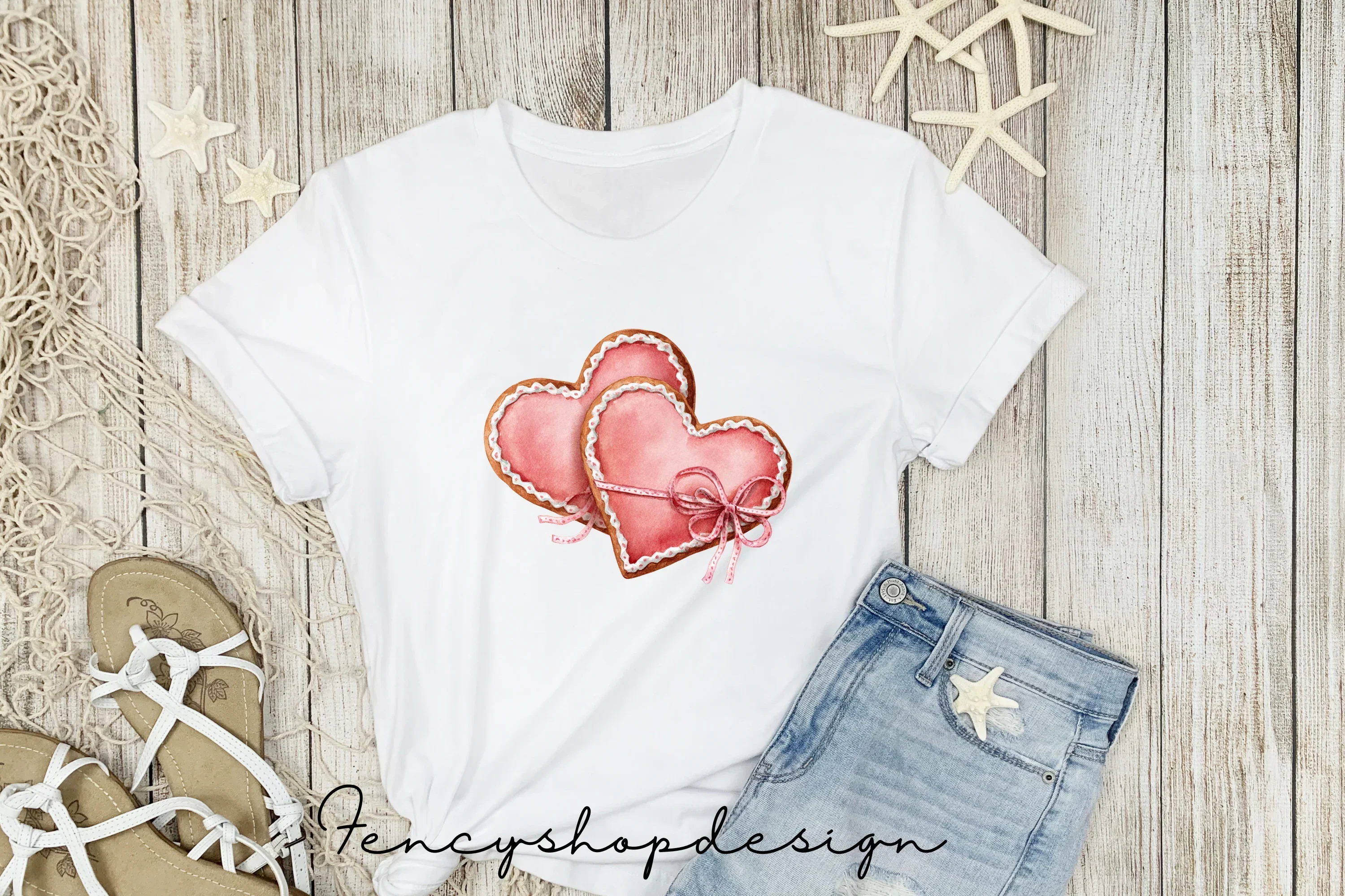 Heart Cookies Clipart Bundle - Image 5