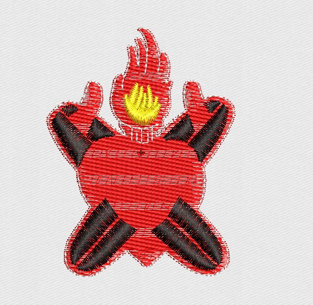 Heart Embroidery Design