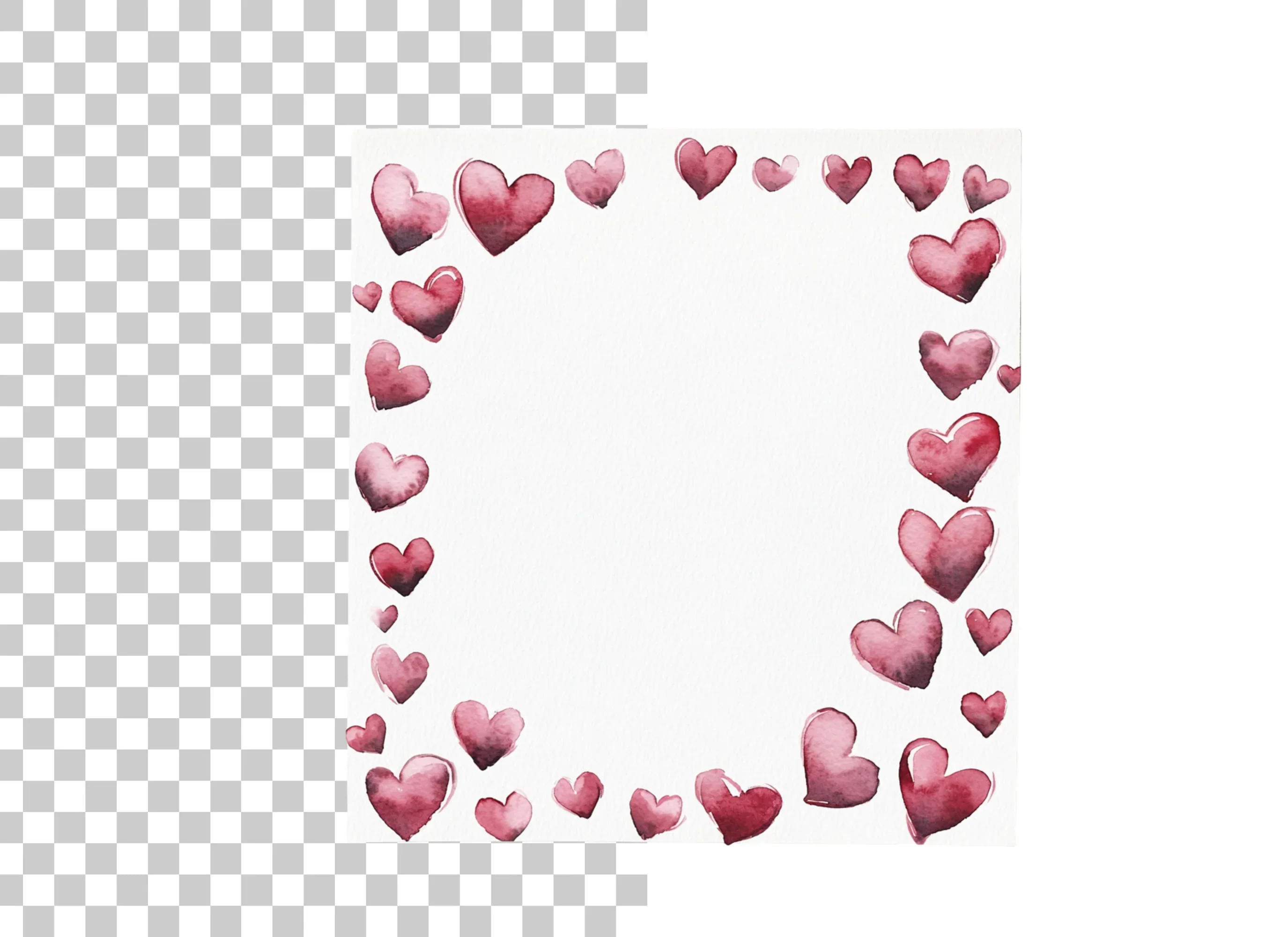 Heart Frames Clipart Bundle - Image 2