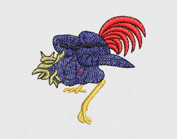 Hen Embroidery Design