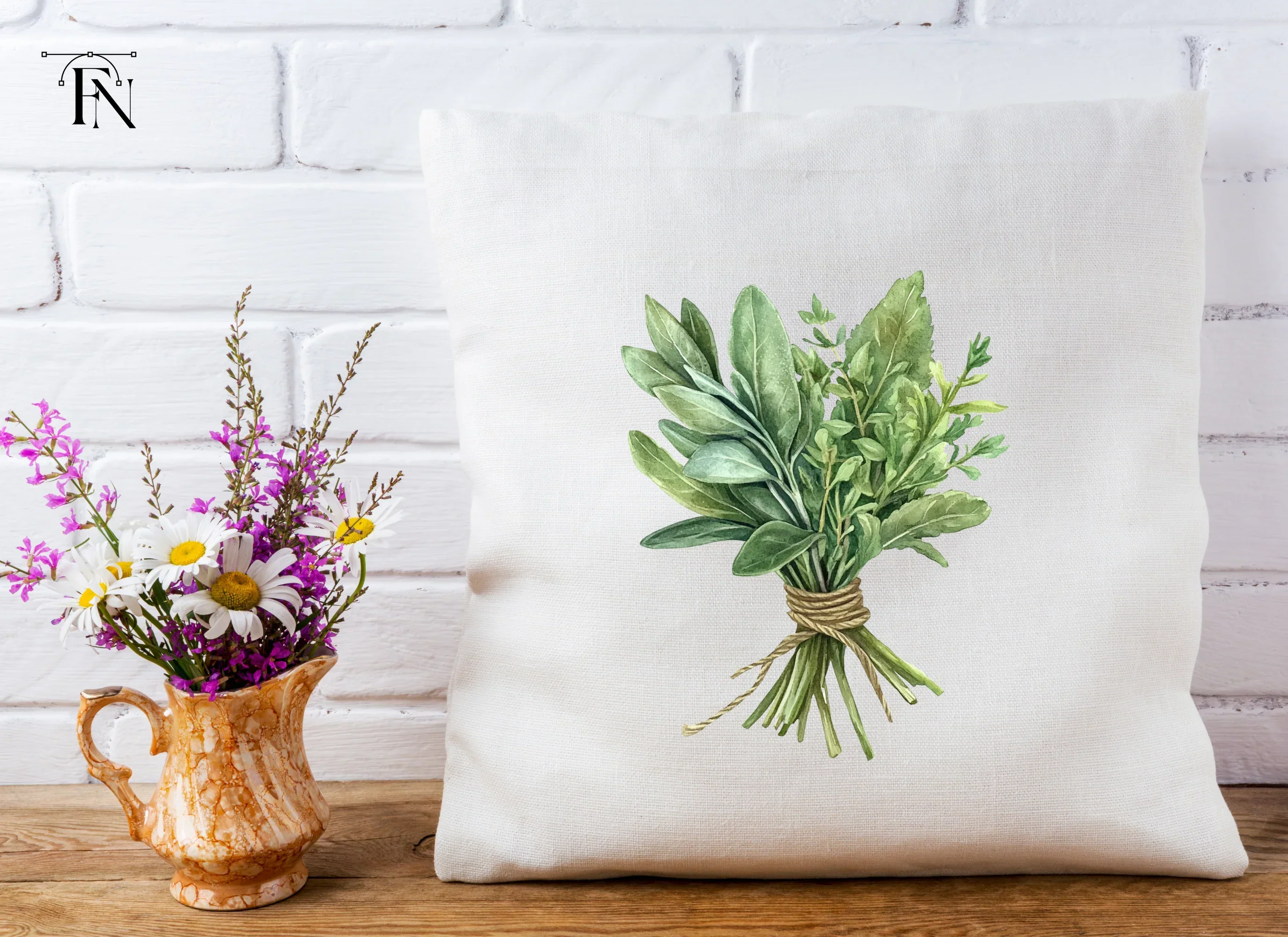 Herb Bouquets Clipart Bundle - Image 4