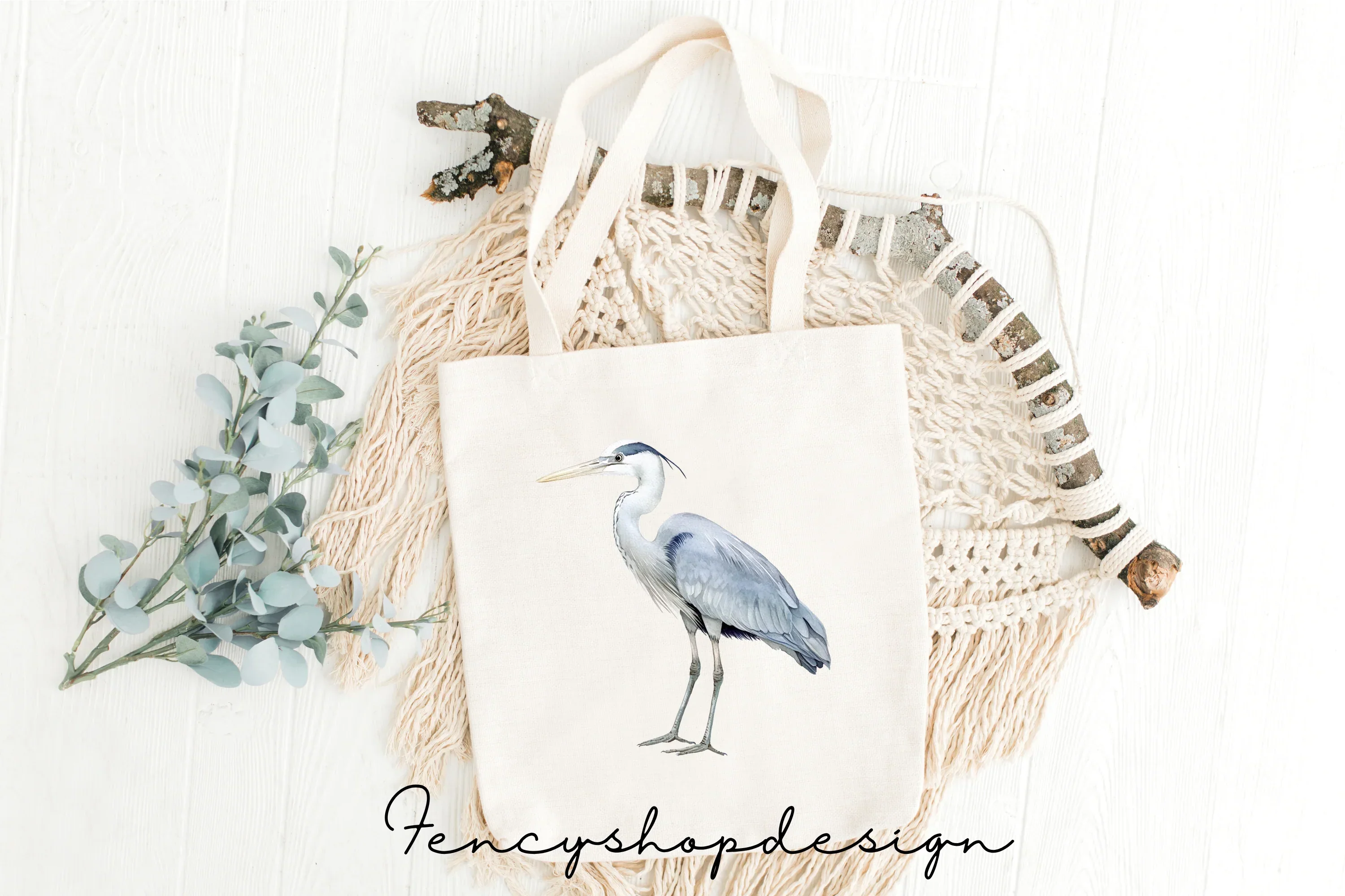 Heron Bird Clipart Bundle - Image 8