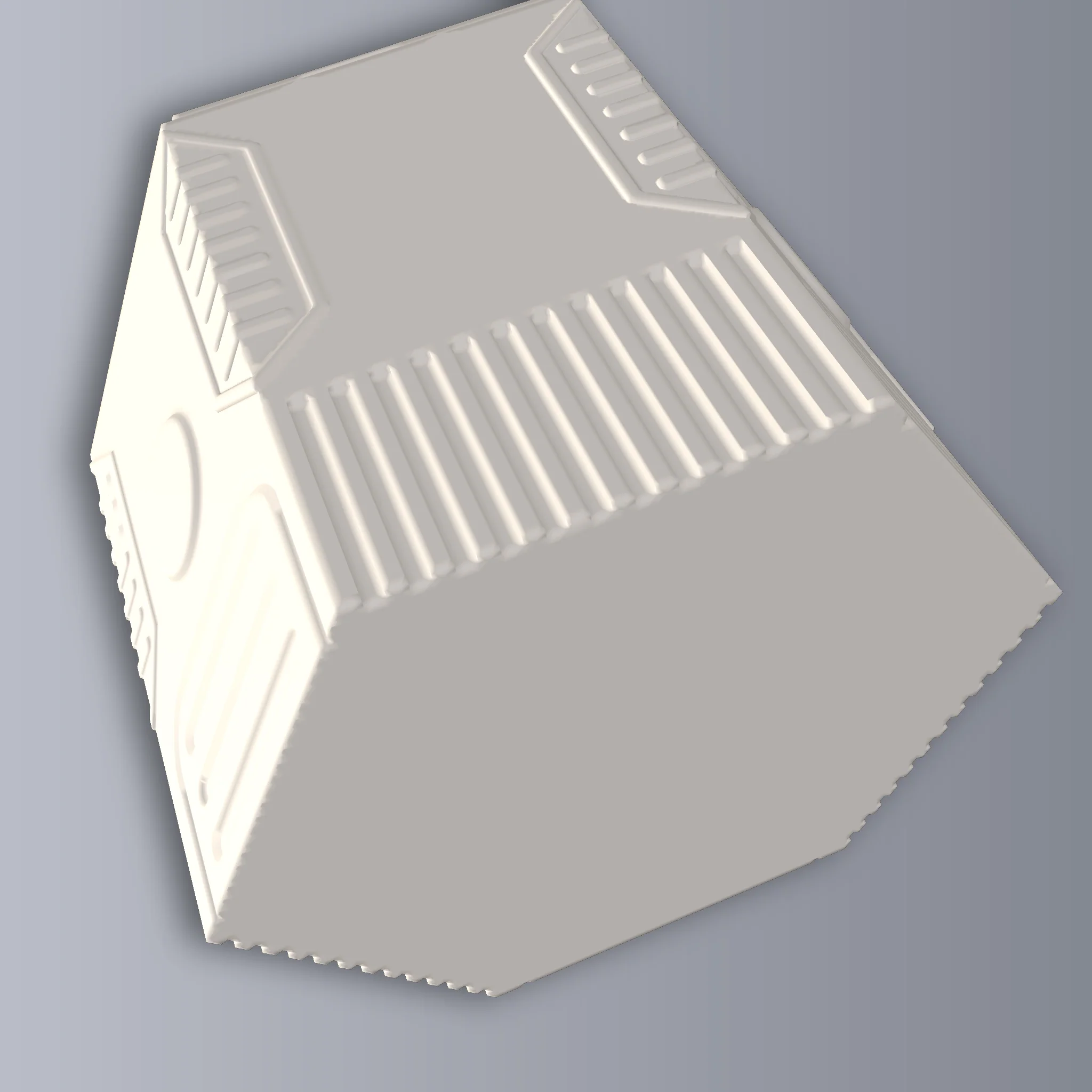 Hexagon Box Tall 3D Print STL File - Image 2