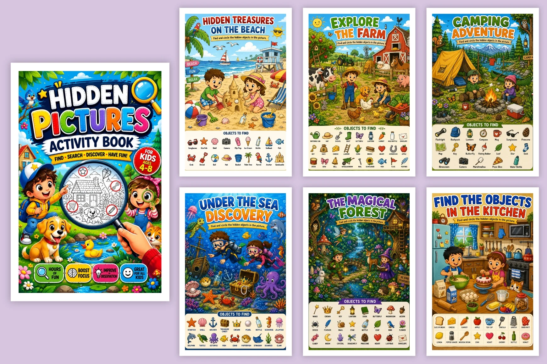 Hidden Pictures Activity Book - Image 5