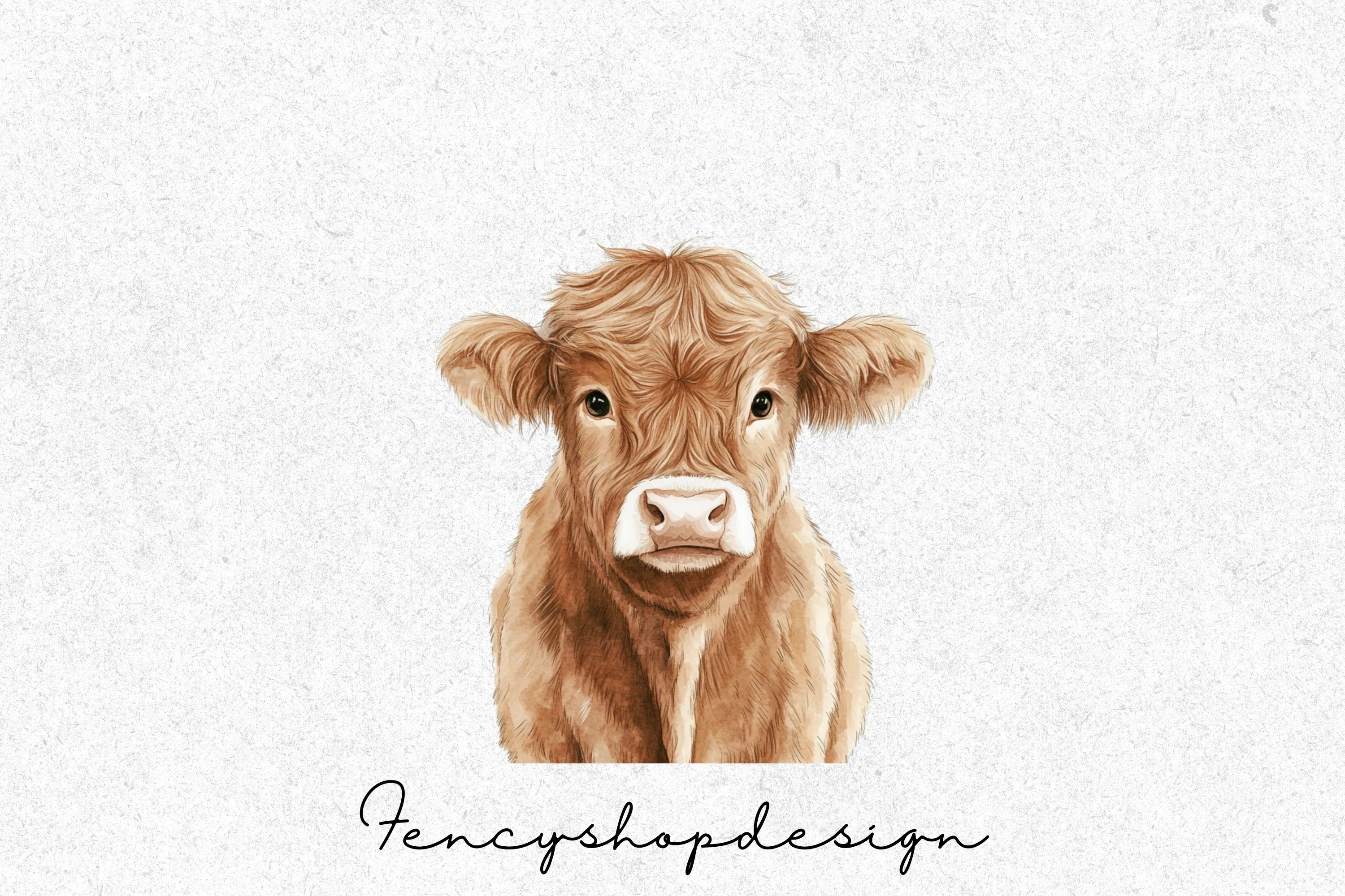 Highland Cow Clipart Bundle - Image 6