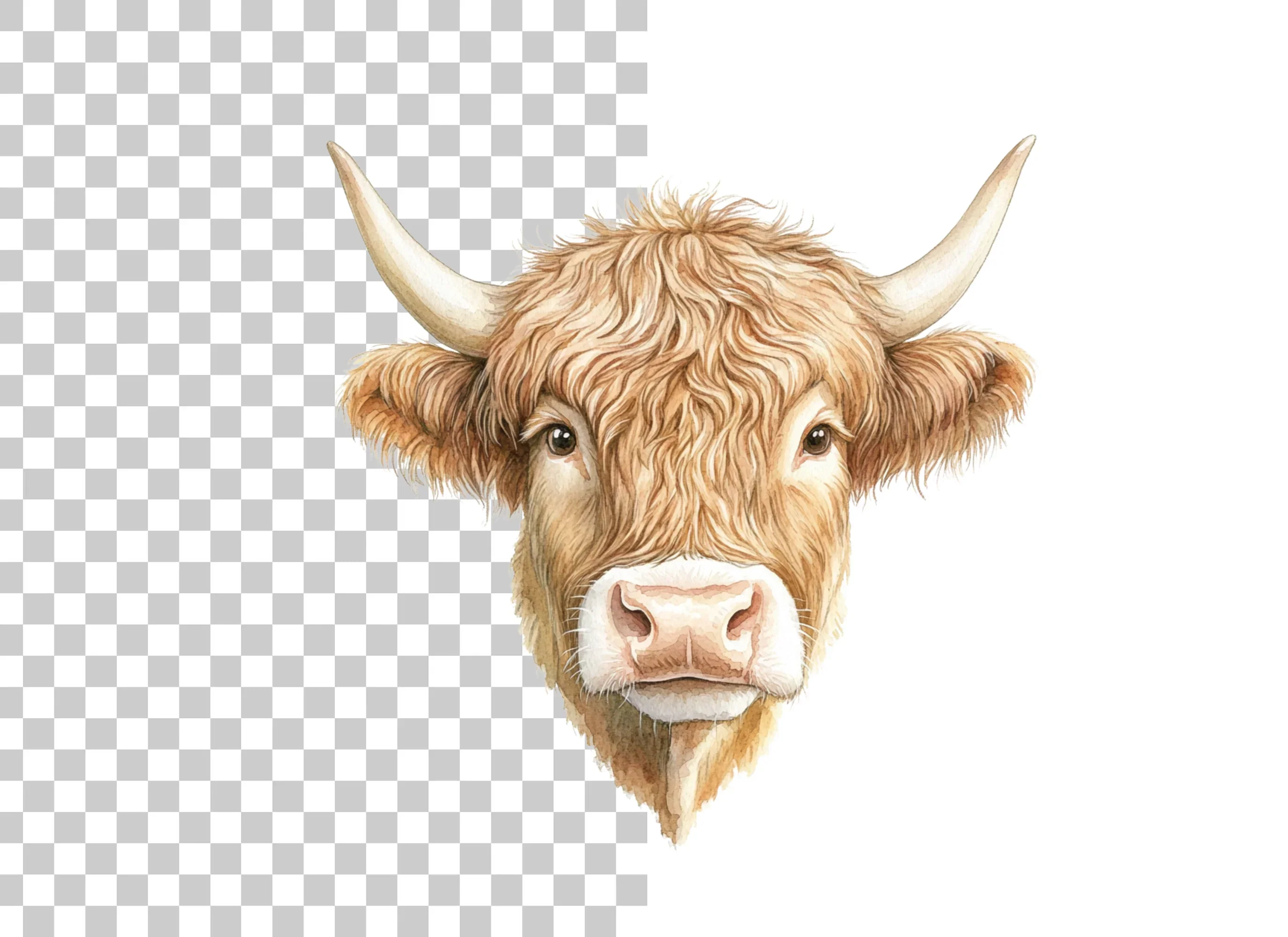 Highland Cow Clipart Bundle - Image 2