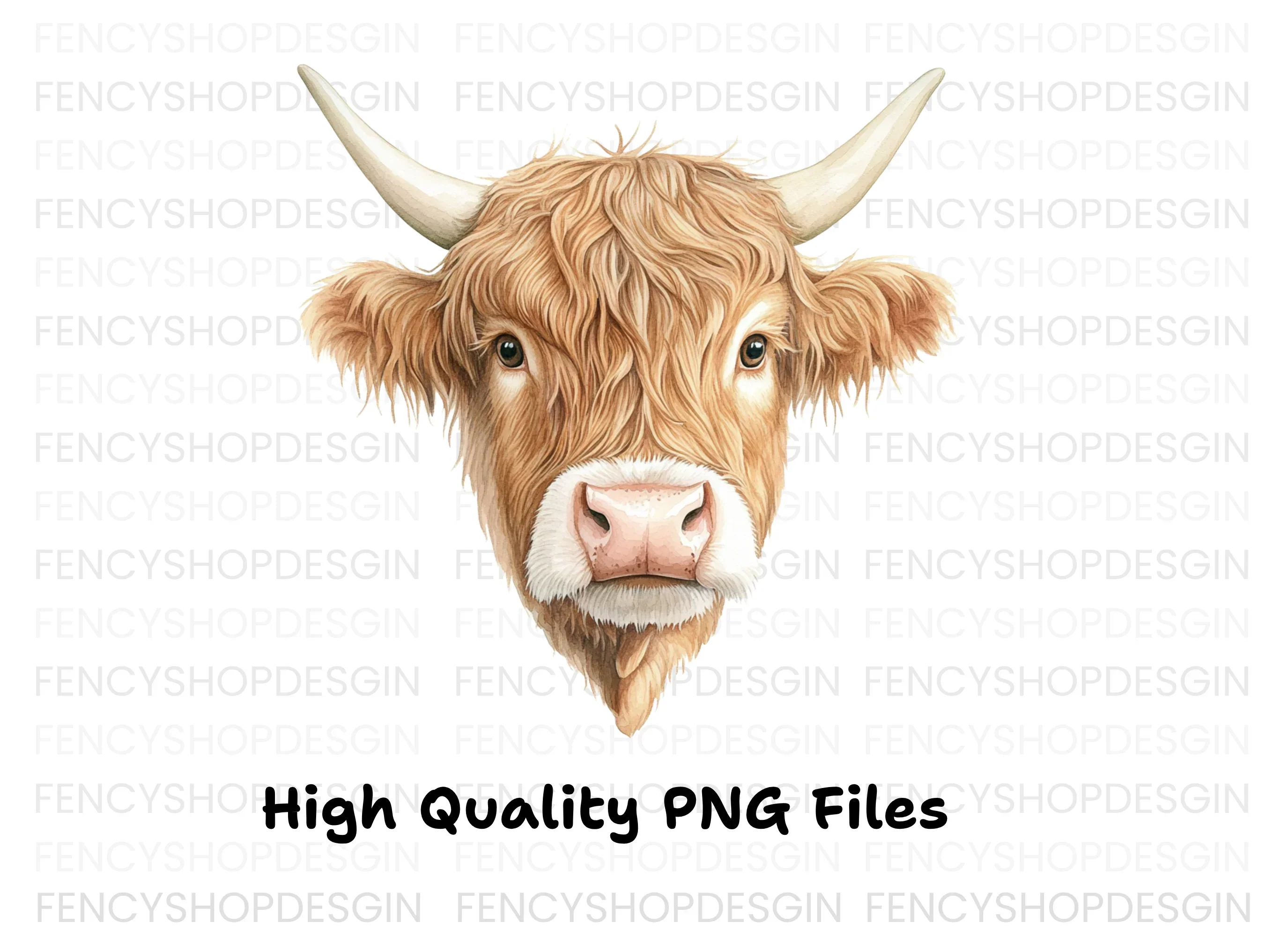 Highland Cow Clipart Bundle - Image 3