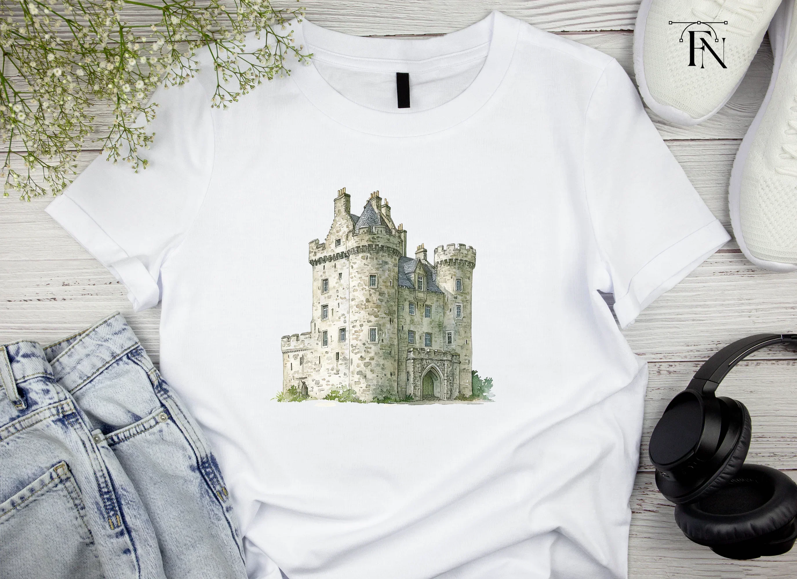 Historic Scottish Castles Clipart Bundle - Image 5