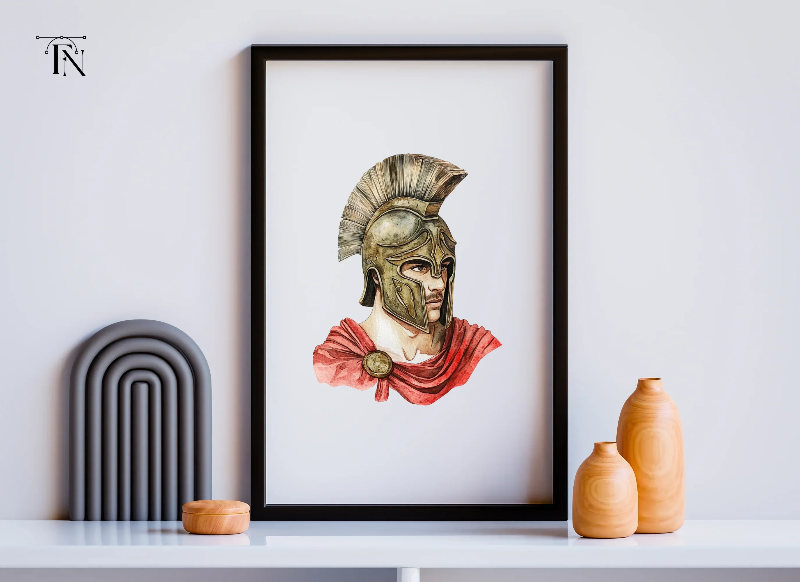 Historical Roman Soldier Profile Clipart Bundle - Image 6