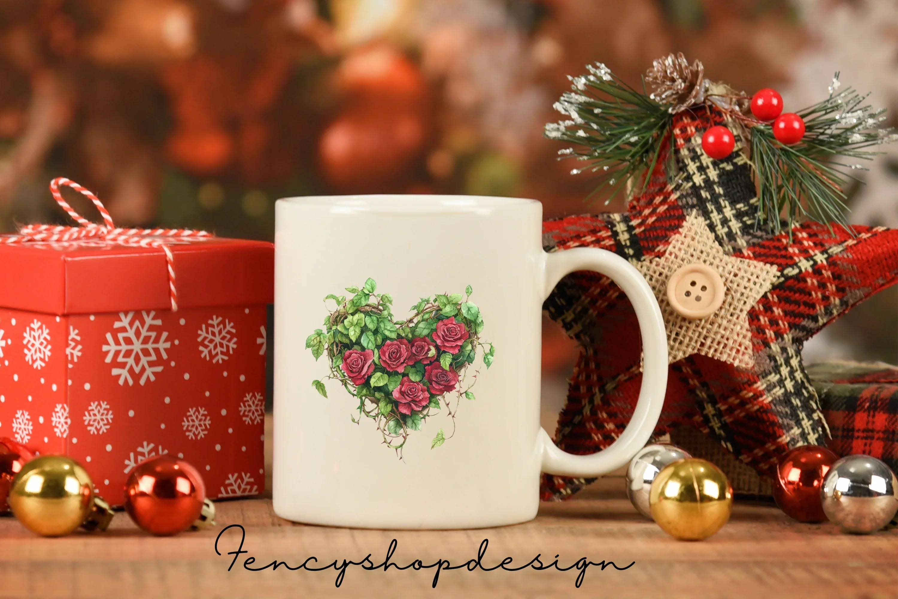 Holiday Elf Floral Hearts Adventure Bags Clipart Bundle - Image 4