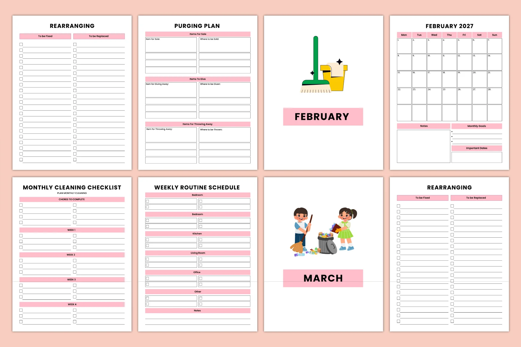 Home Cleaning Routine Journal - Image 4