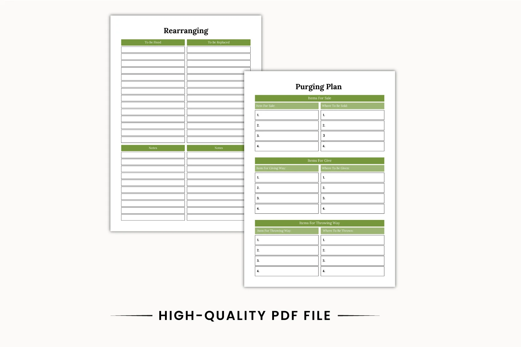 Home Decluttering Planner - Image 4