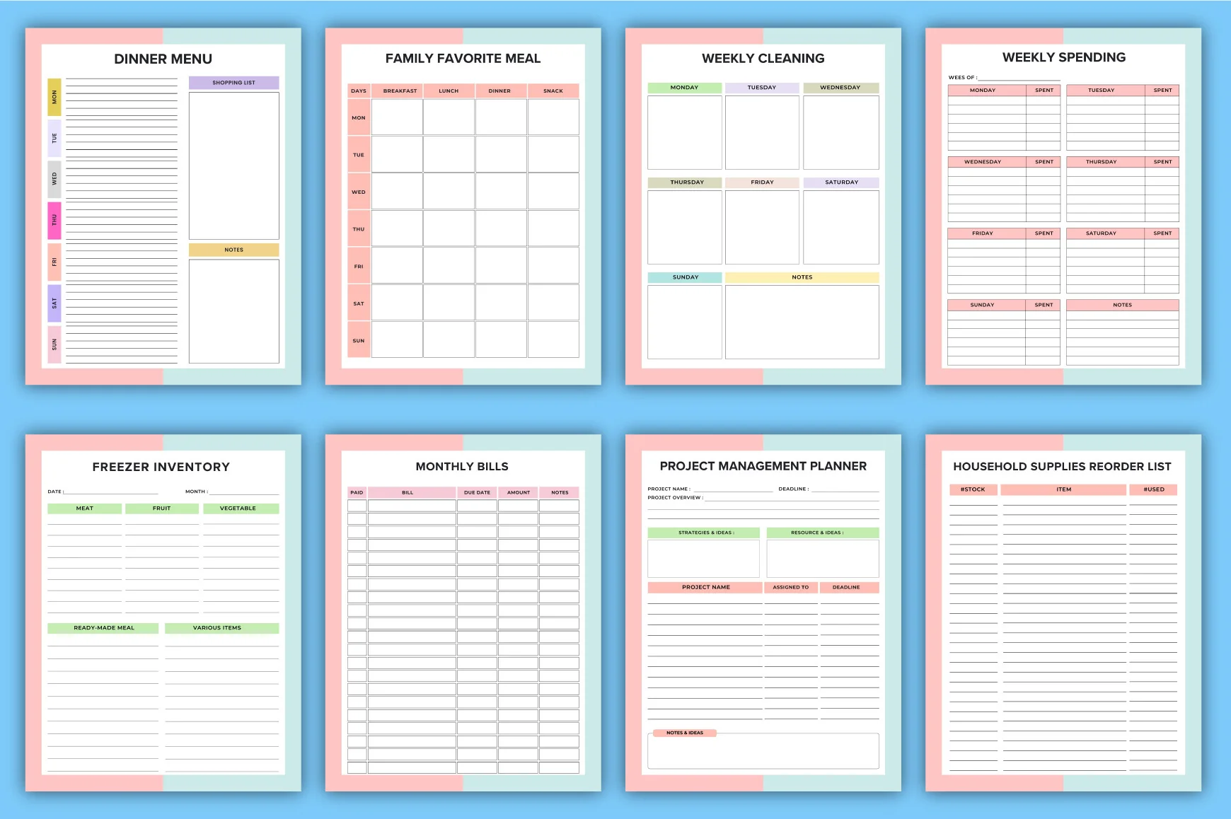 Home Management Binder Planner - Image 4