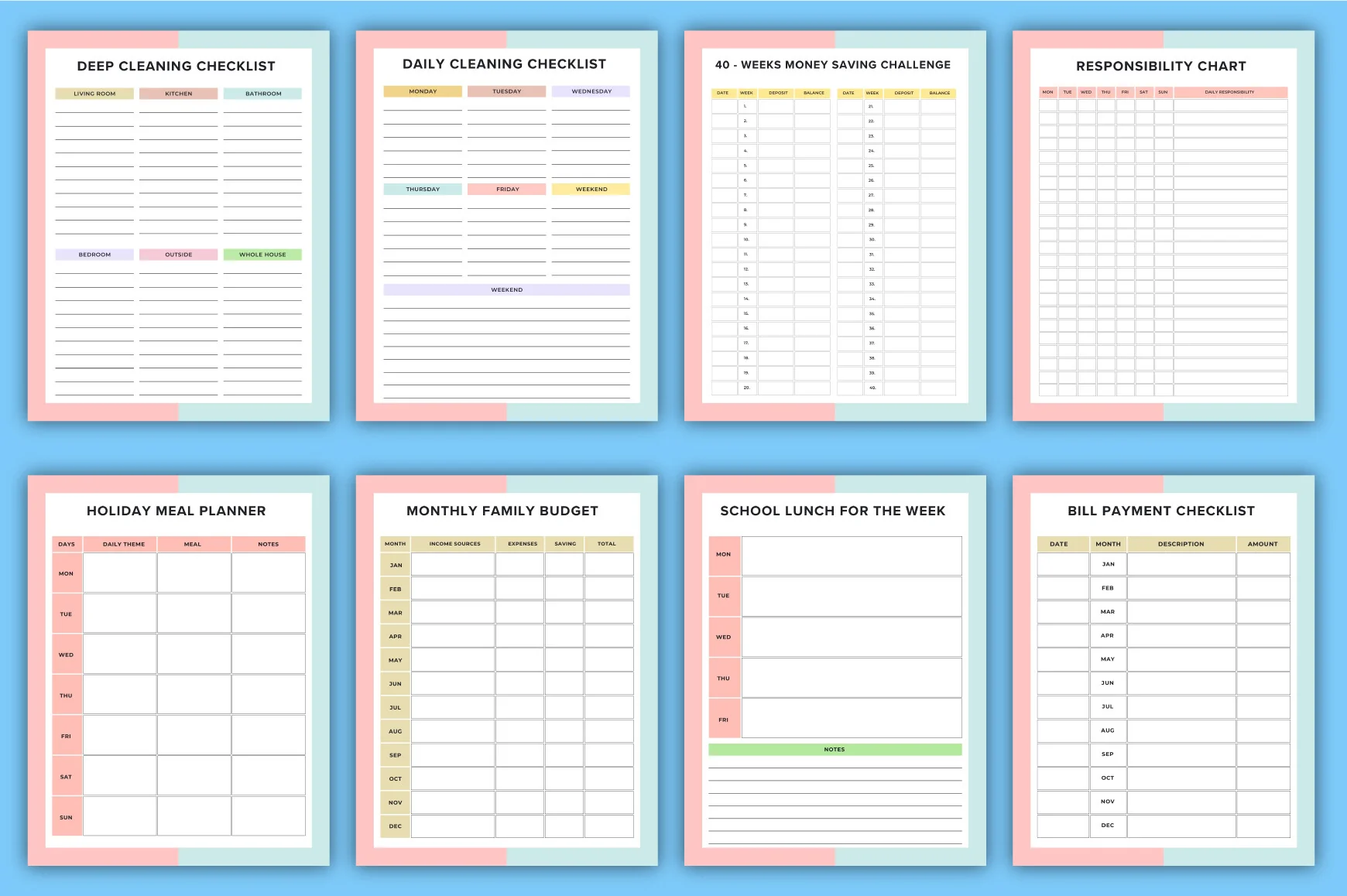 Home Management Binder Planner - Image 5
