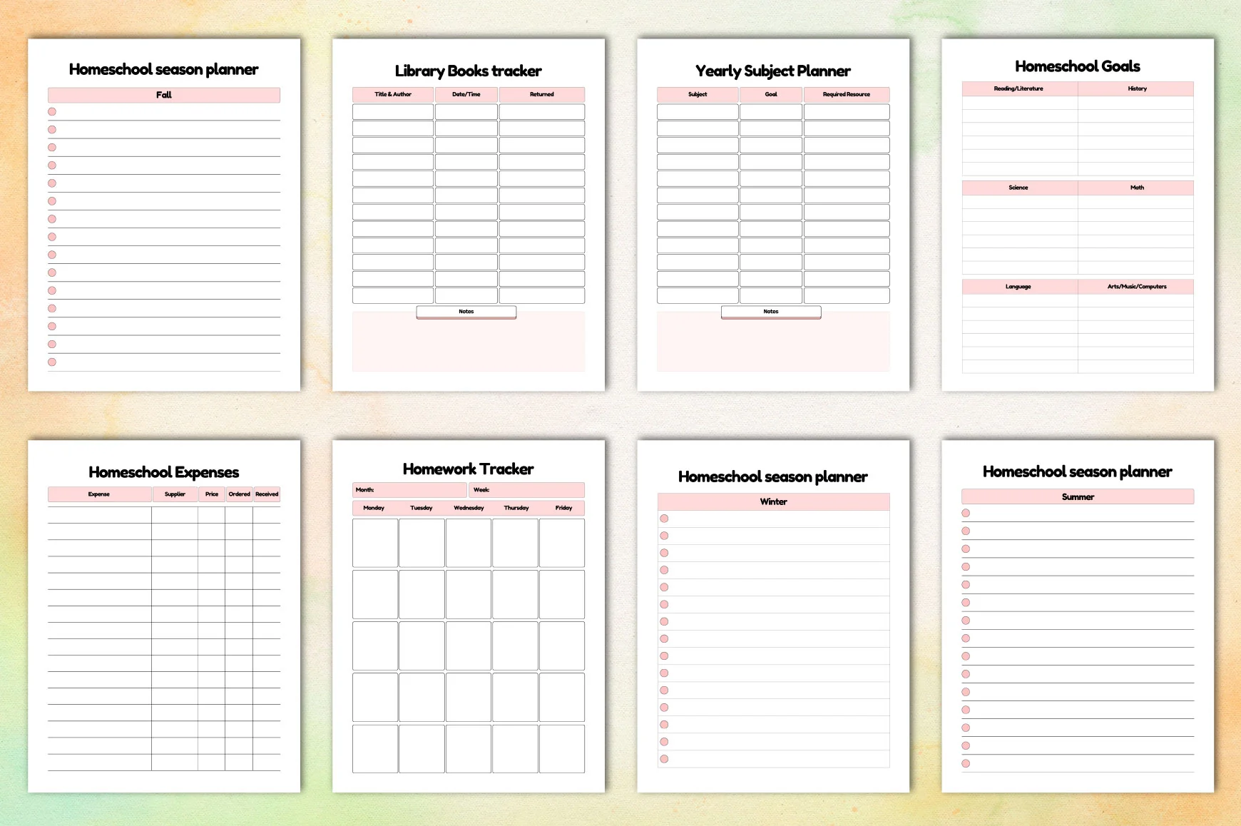 Home School Planner - Image 5