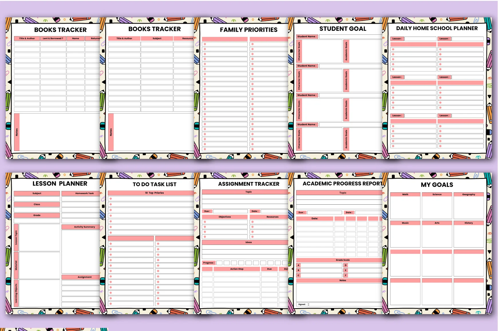 Home School Planner for Effective Organization - Image 5