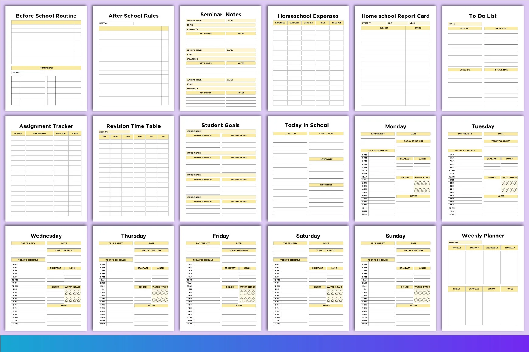 Homeschool Kids Planner - Image 3