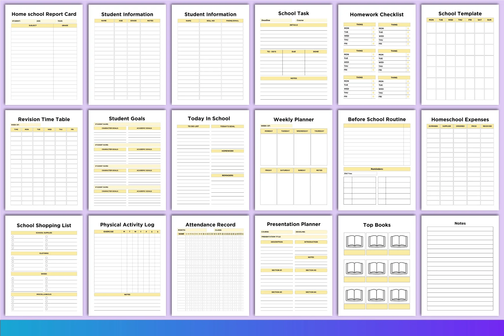 Homeschool Kids Planner - Image 4