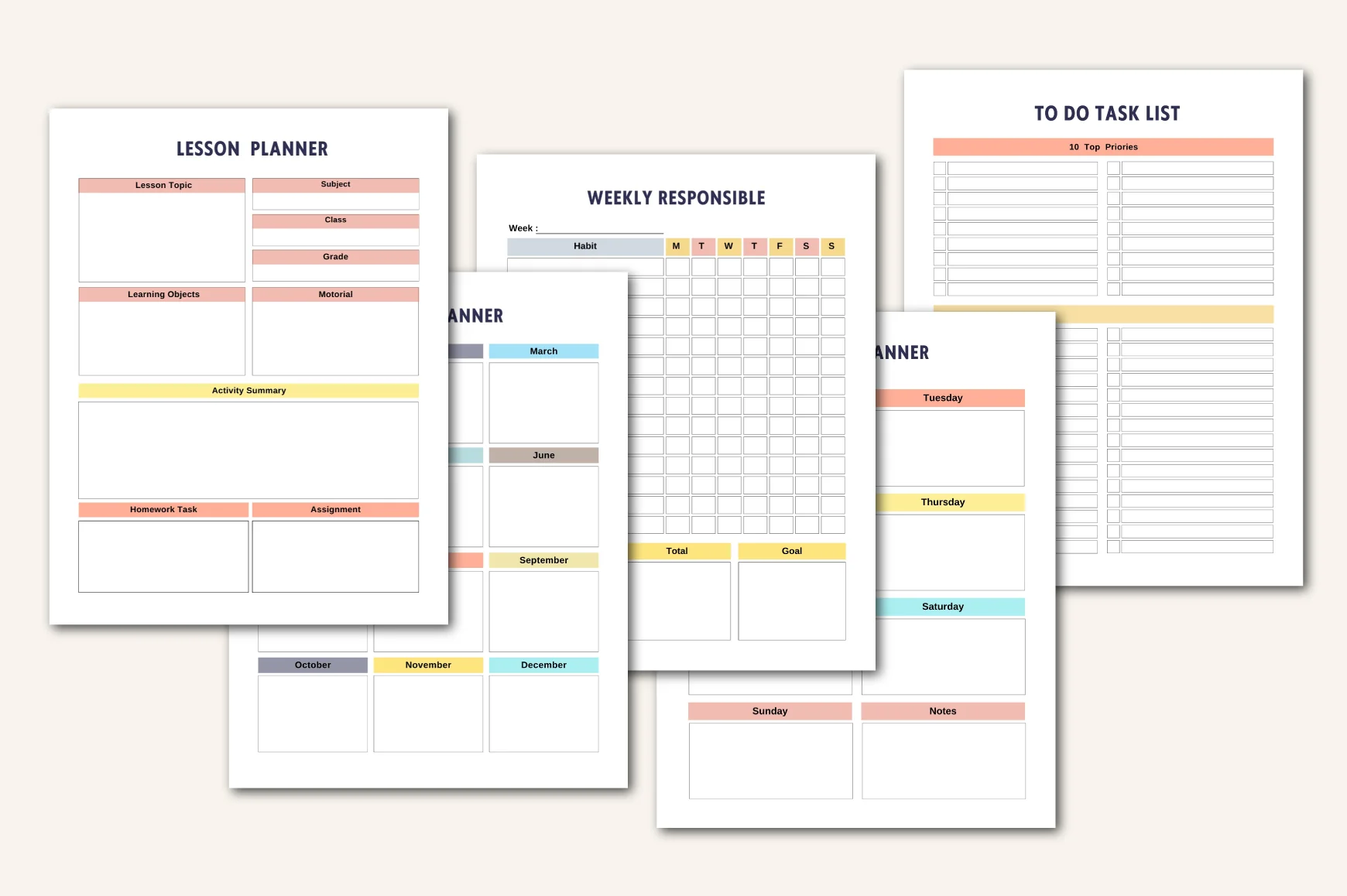 Homeschool Management Binder Planner - Image 4