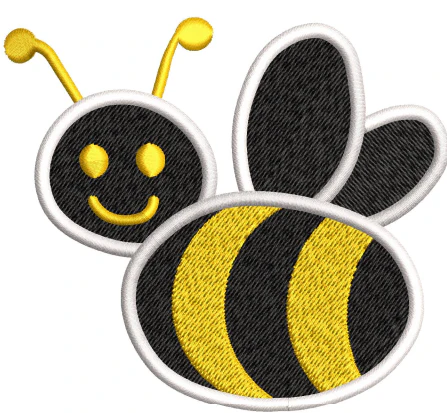 Honeybee Embroidery Design