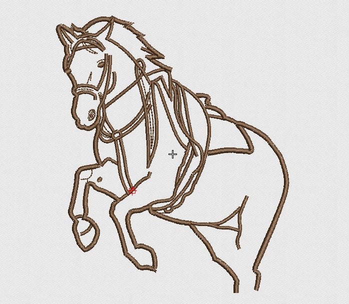 Horse Embroidery Design