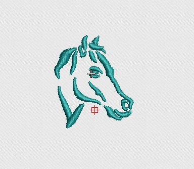 Horse Embroidery Design