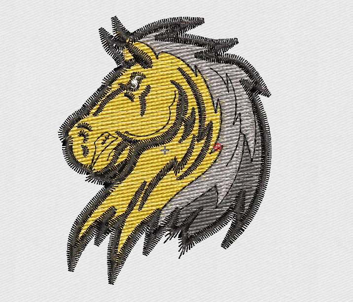Horse Embroidery Design