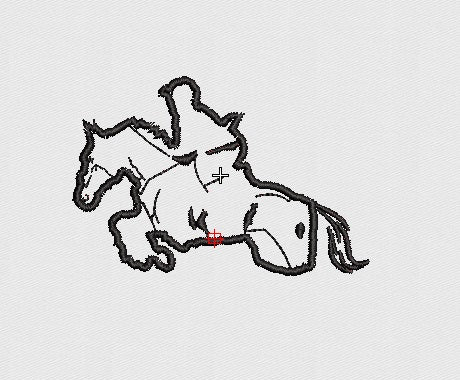 Horse Embroidery Design