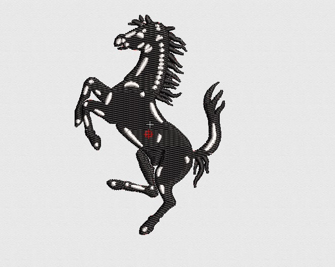 Horse Embroidery Design