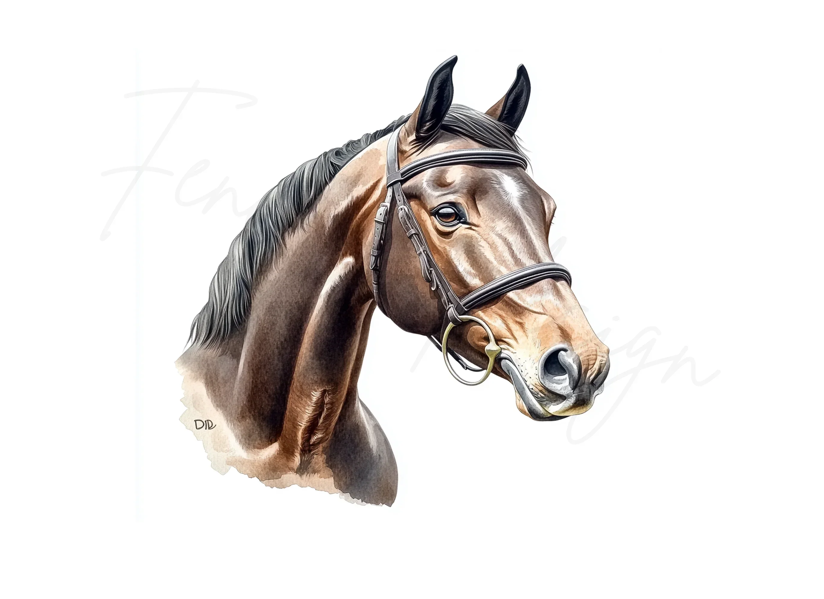 Horse Head Clipart Bundle - Image 2