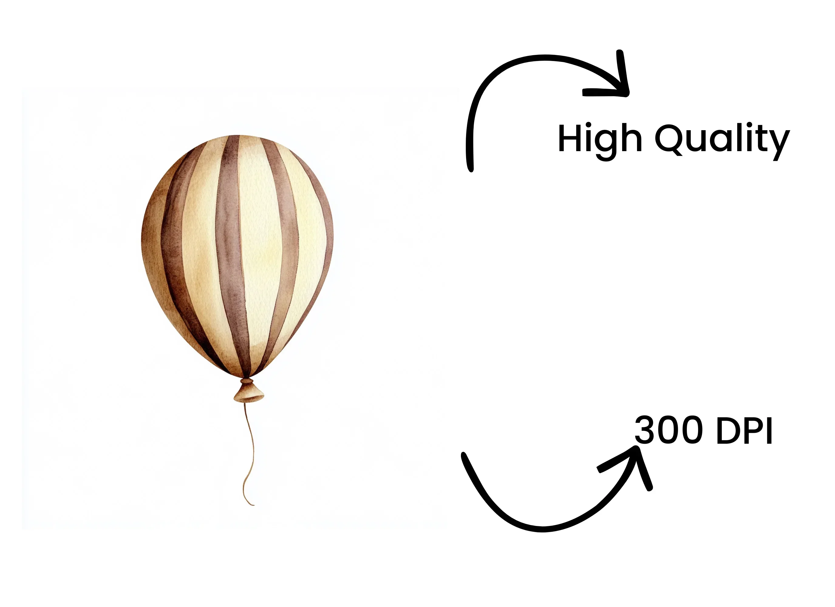 Hot Air Balloon Clipart Bundle - Image 4
