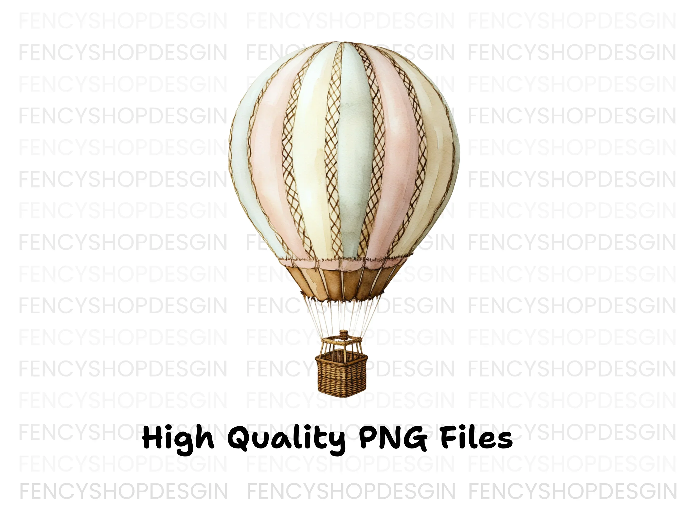 Hot Air Balloon Clipart Bundle - Image 3