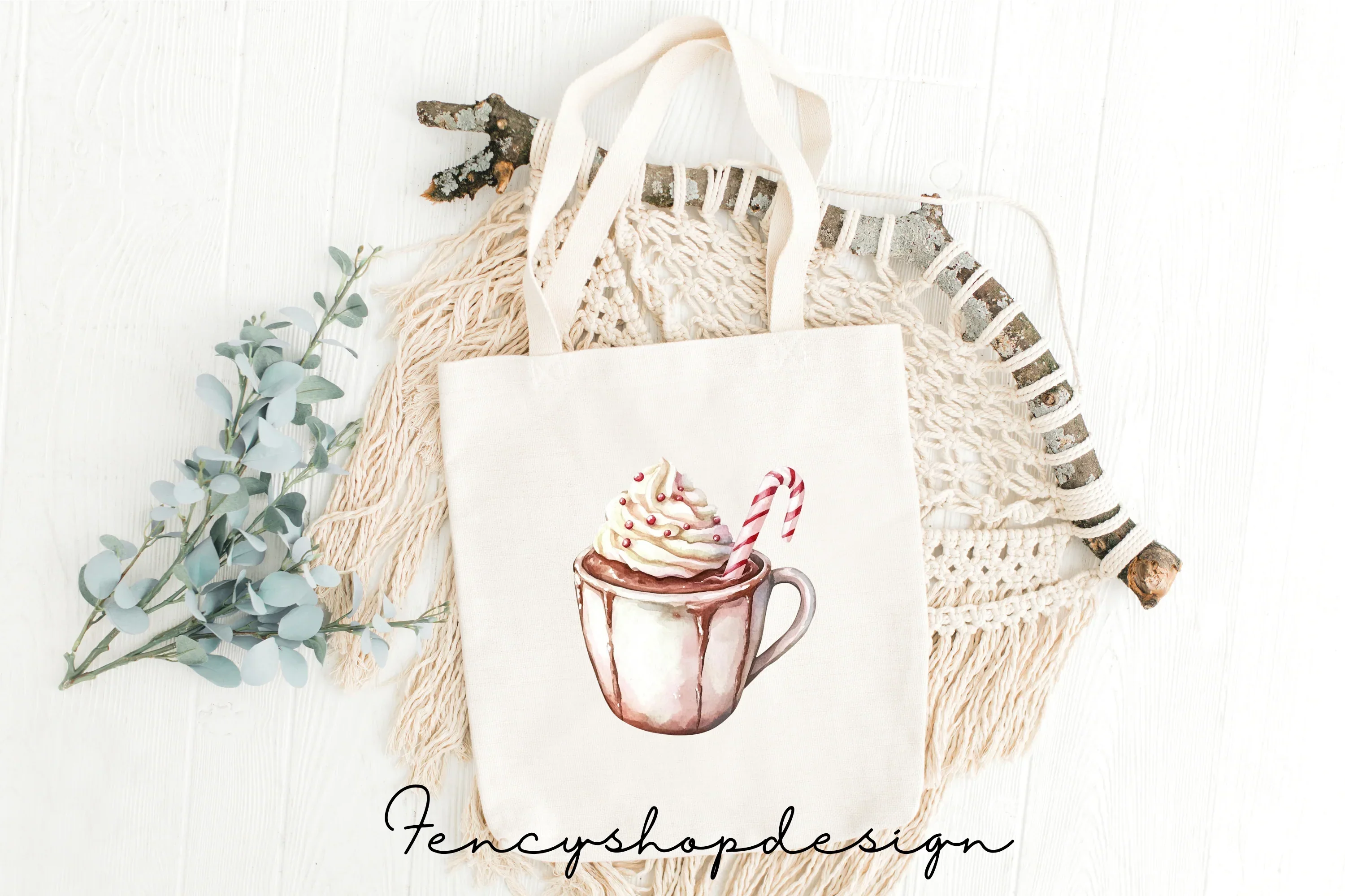 Hot Chocolate Clipart Bundle - Image 8