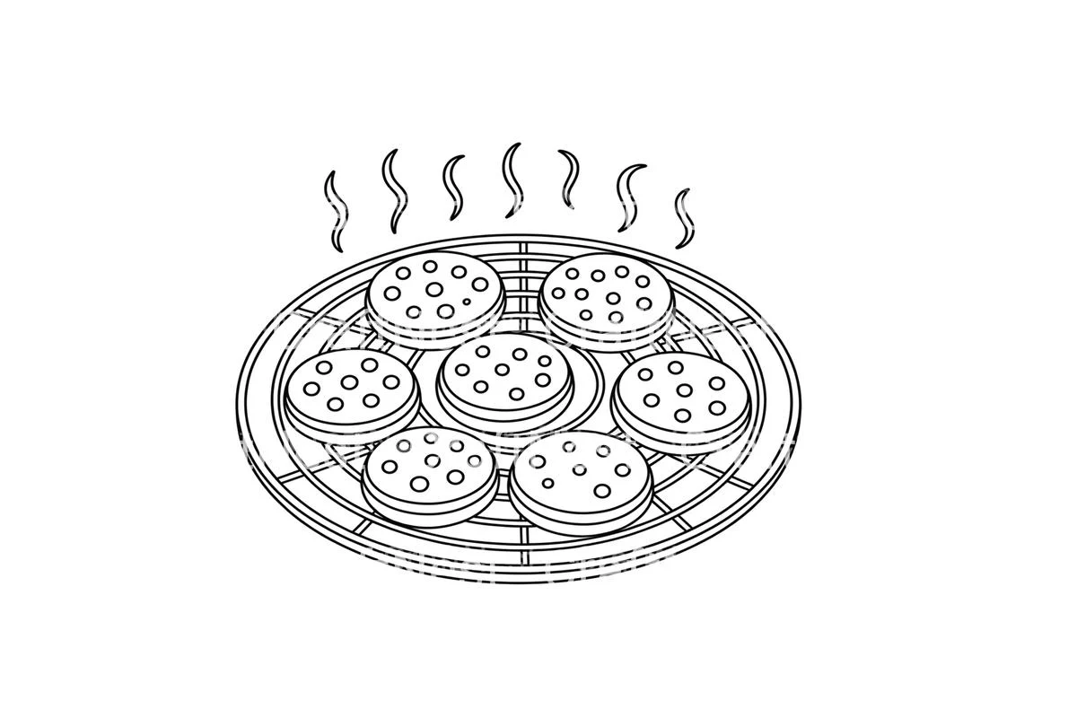 Hot Cookies and Patties Grilling Coloring Books - Image 2