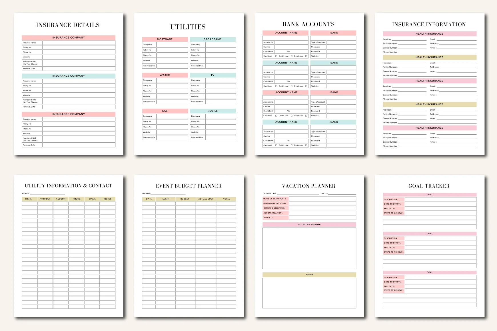 House Management Binder Planner - Image 5