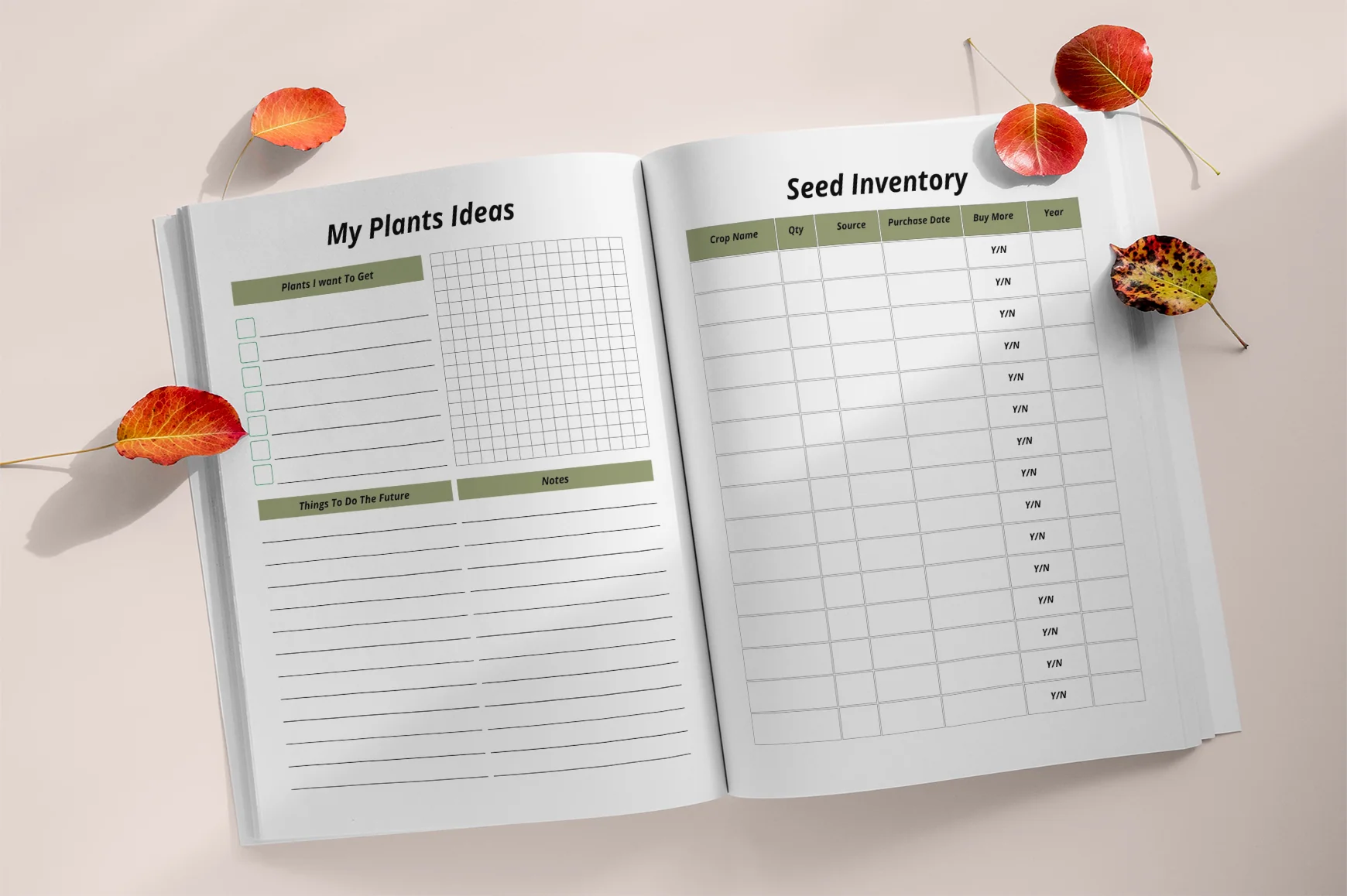 Houseplant Care Garden Journal - Image 4