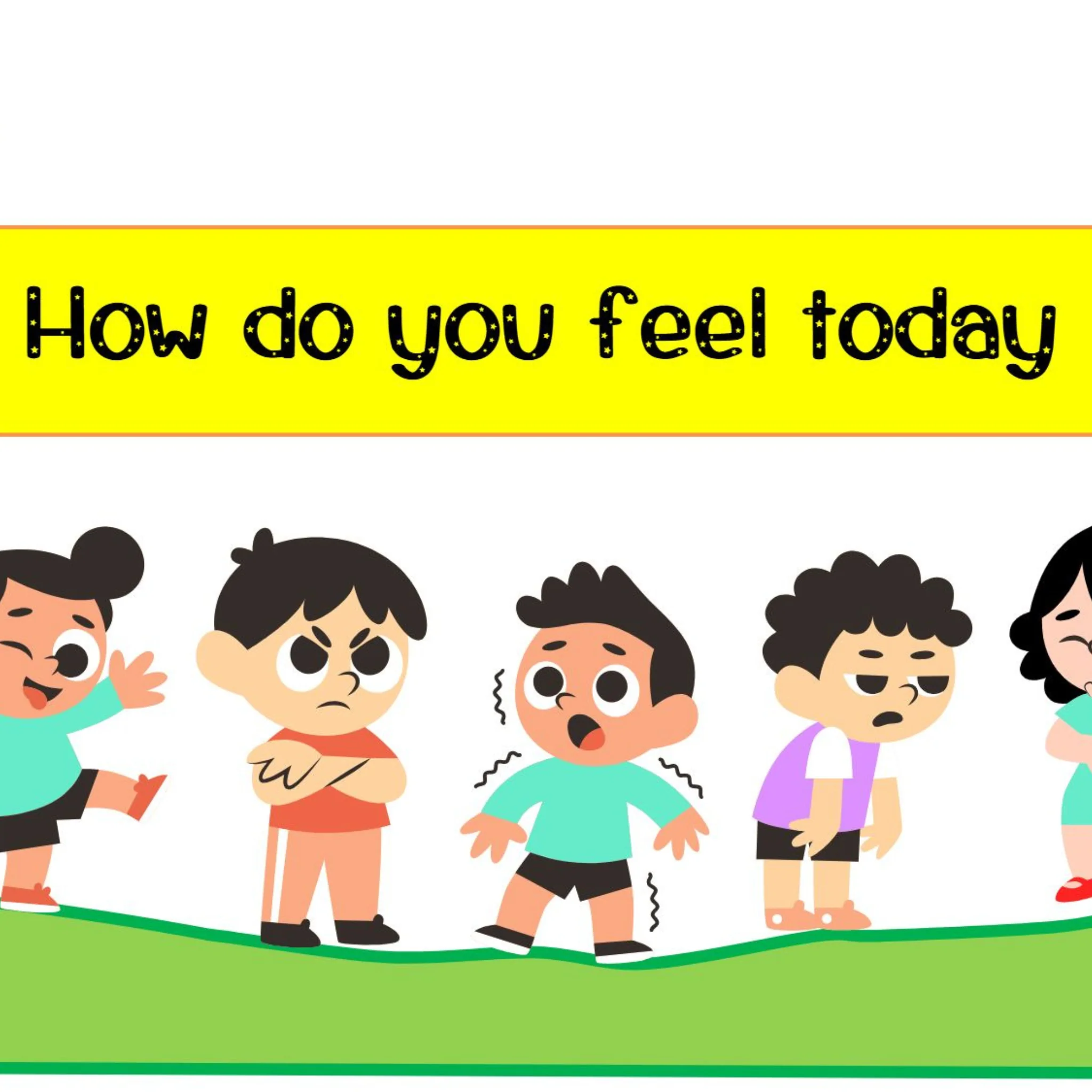 How Do You Feel Today Emotion Flashcards