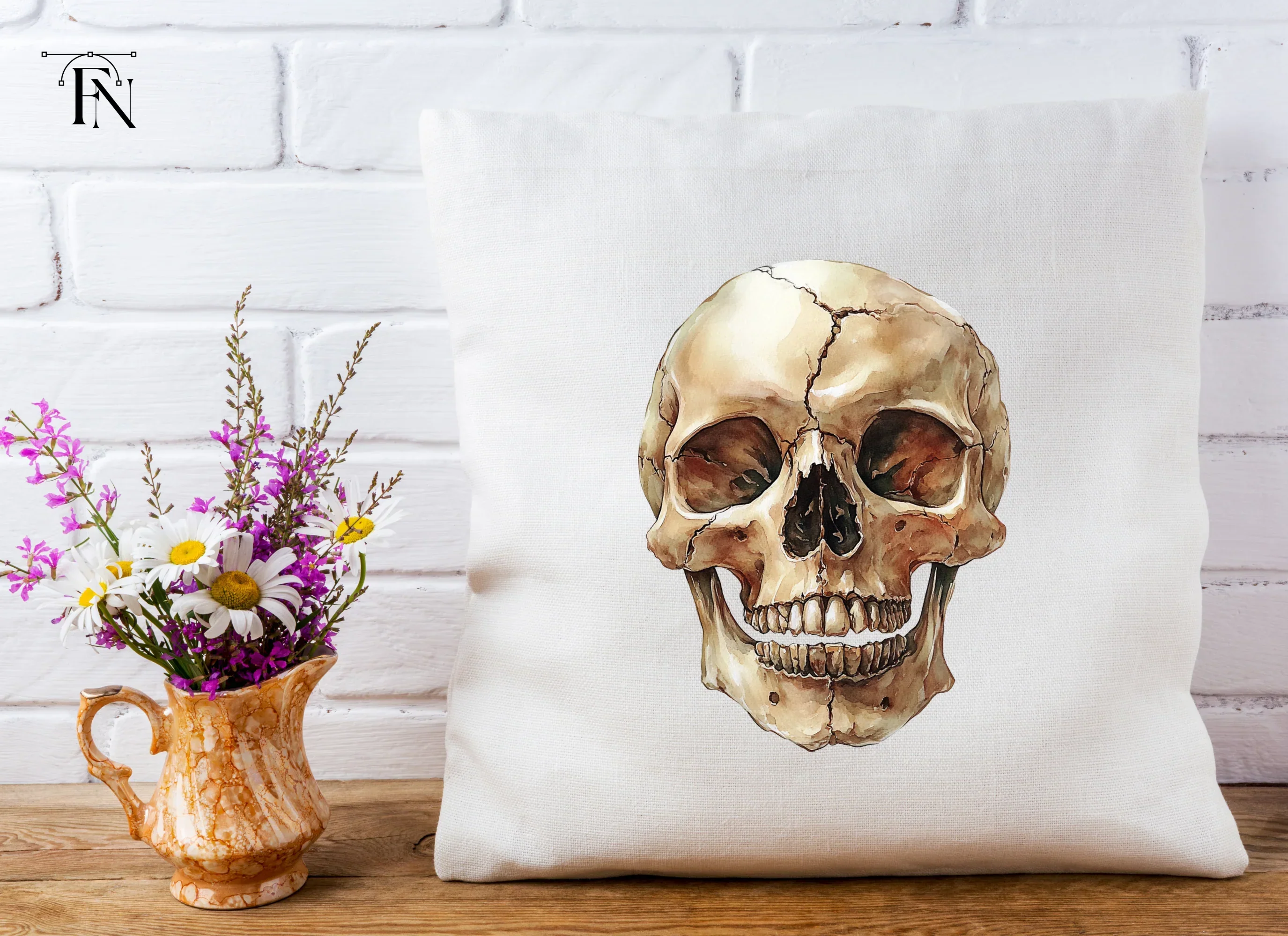 Human Skull Clipart Bundle - Image 5