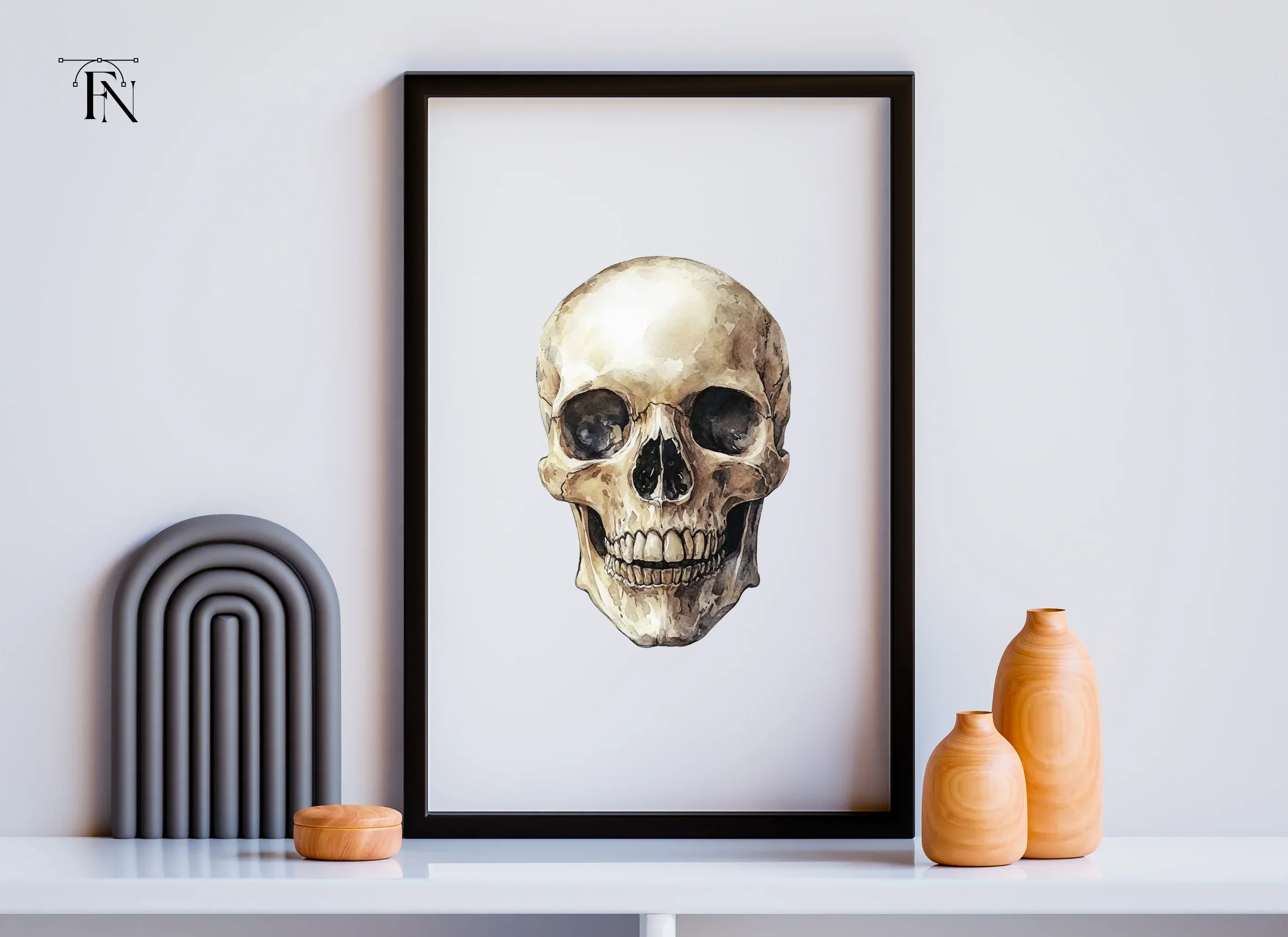 Human Skull Clipart Bundle - Image 5