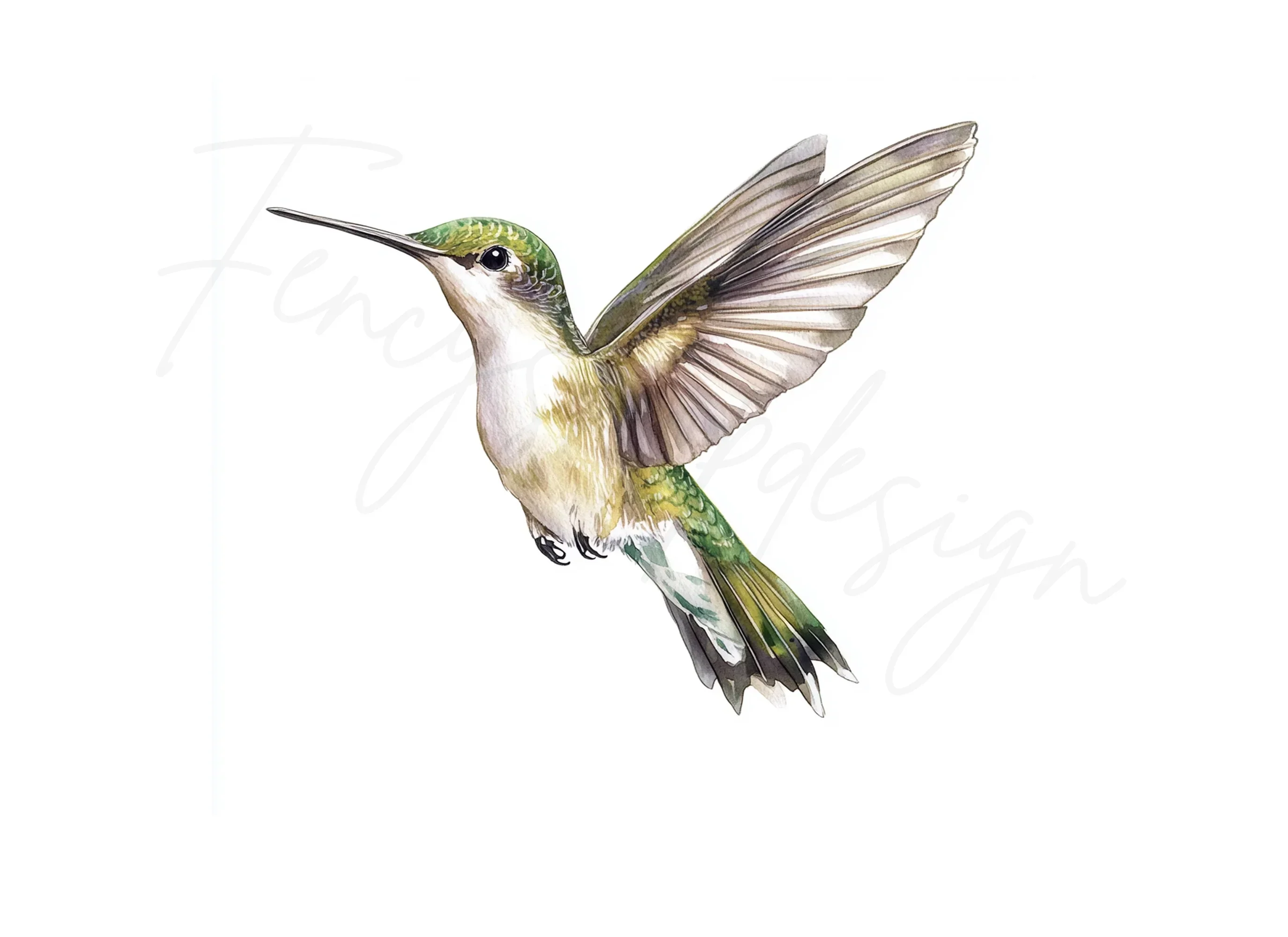 Hummingbird Clipart Bundle - Image 2