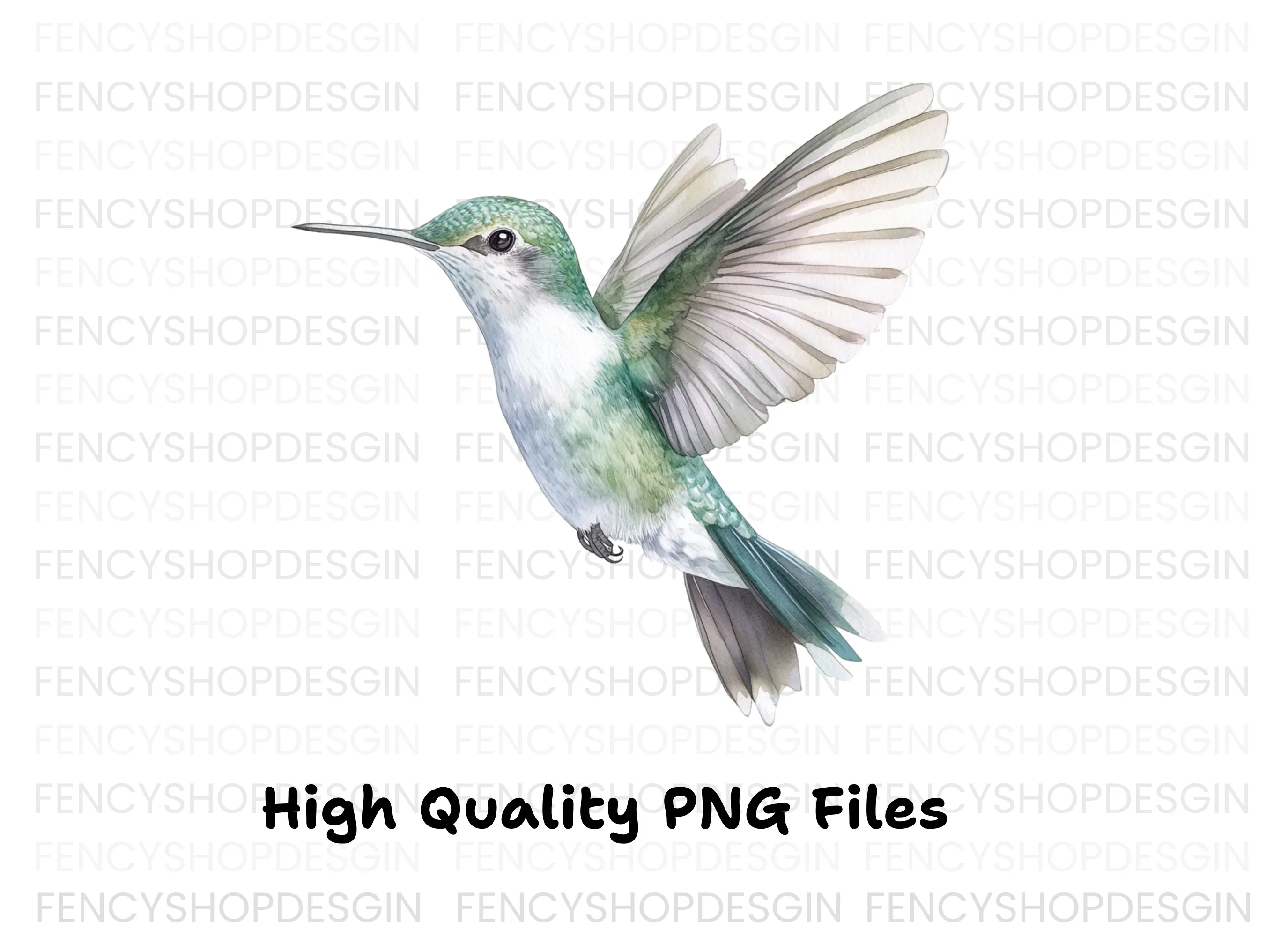 Hummingbird Clipart Bundle - Image 3