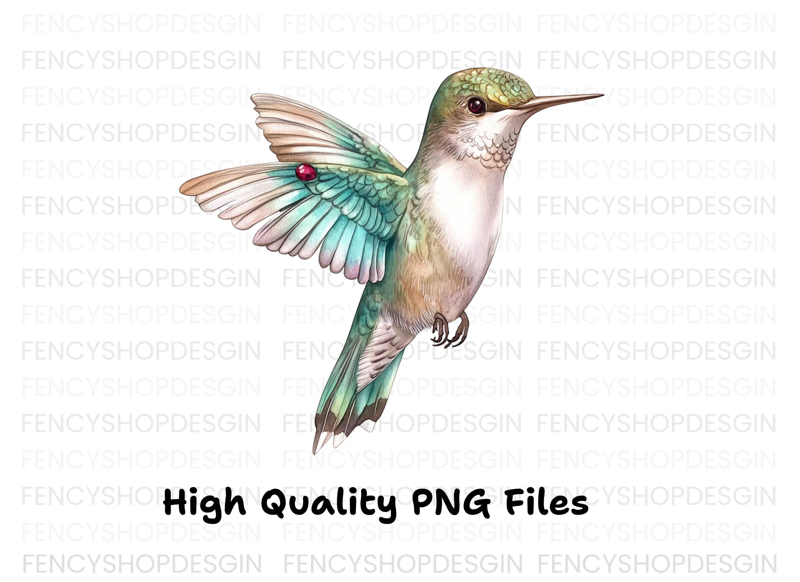 Hummingbird Clipart Bundle - Image 3