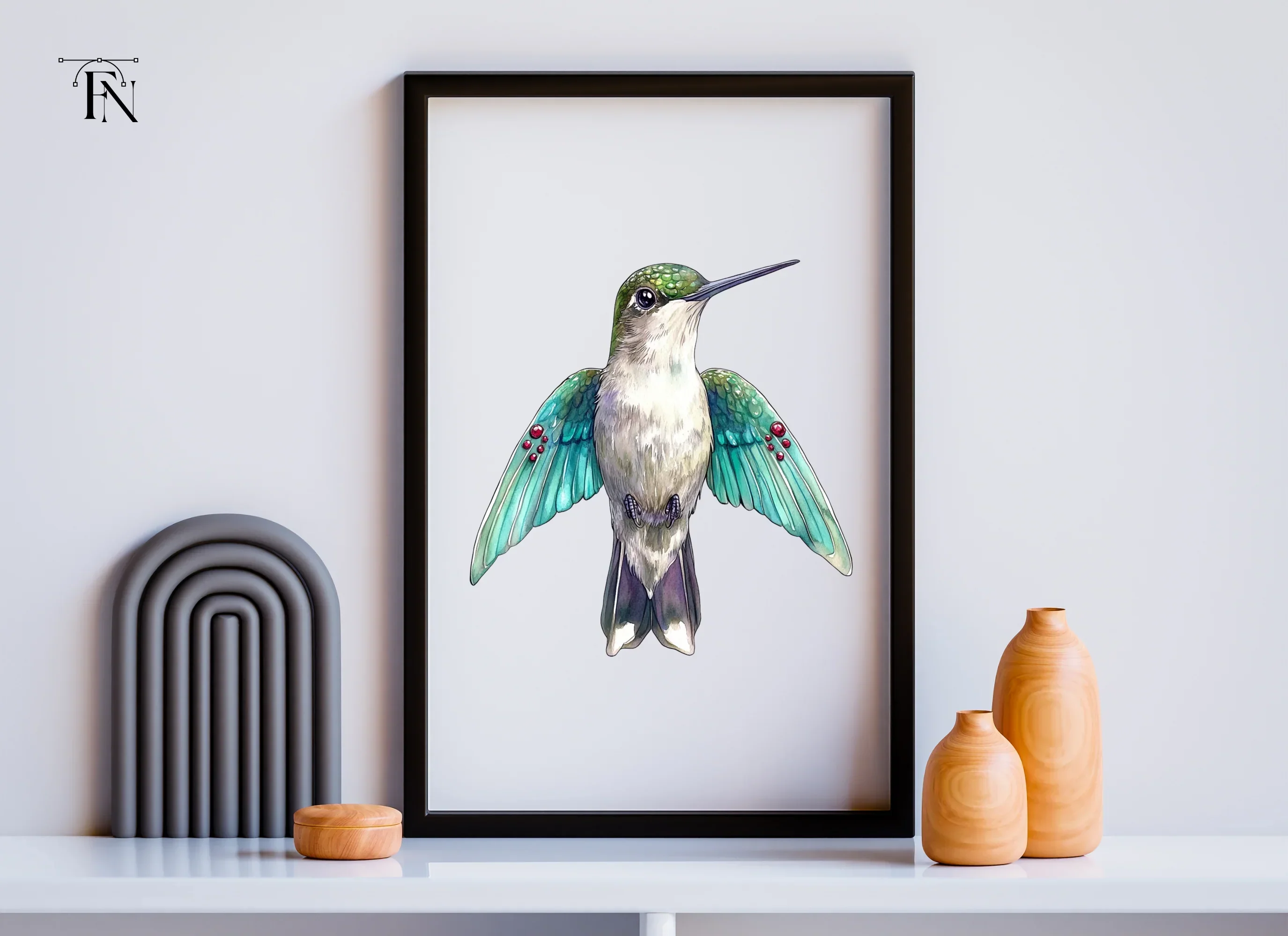 Hummingbird Clipart Bundle - Image 6