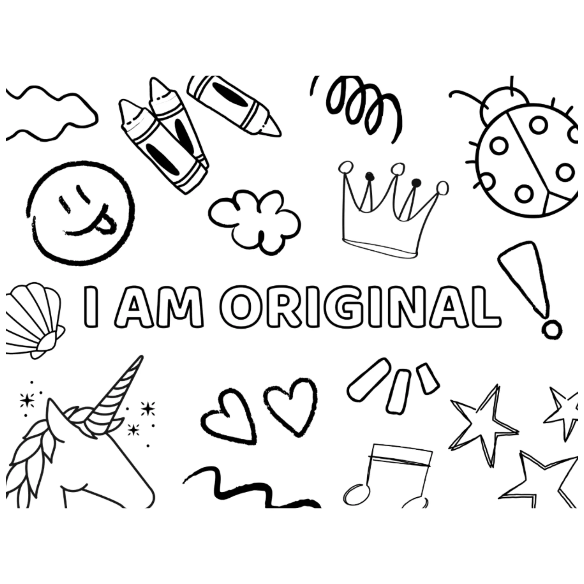 I Am Positive Affirmation Coloring Pages - Image 3