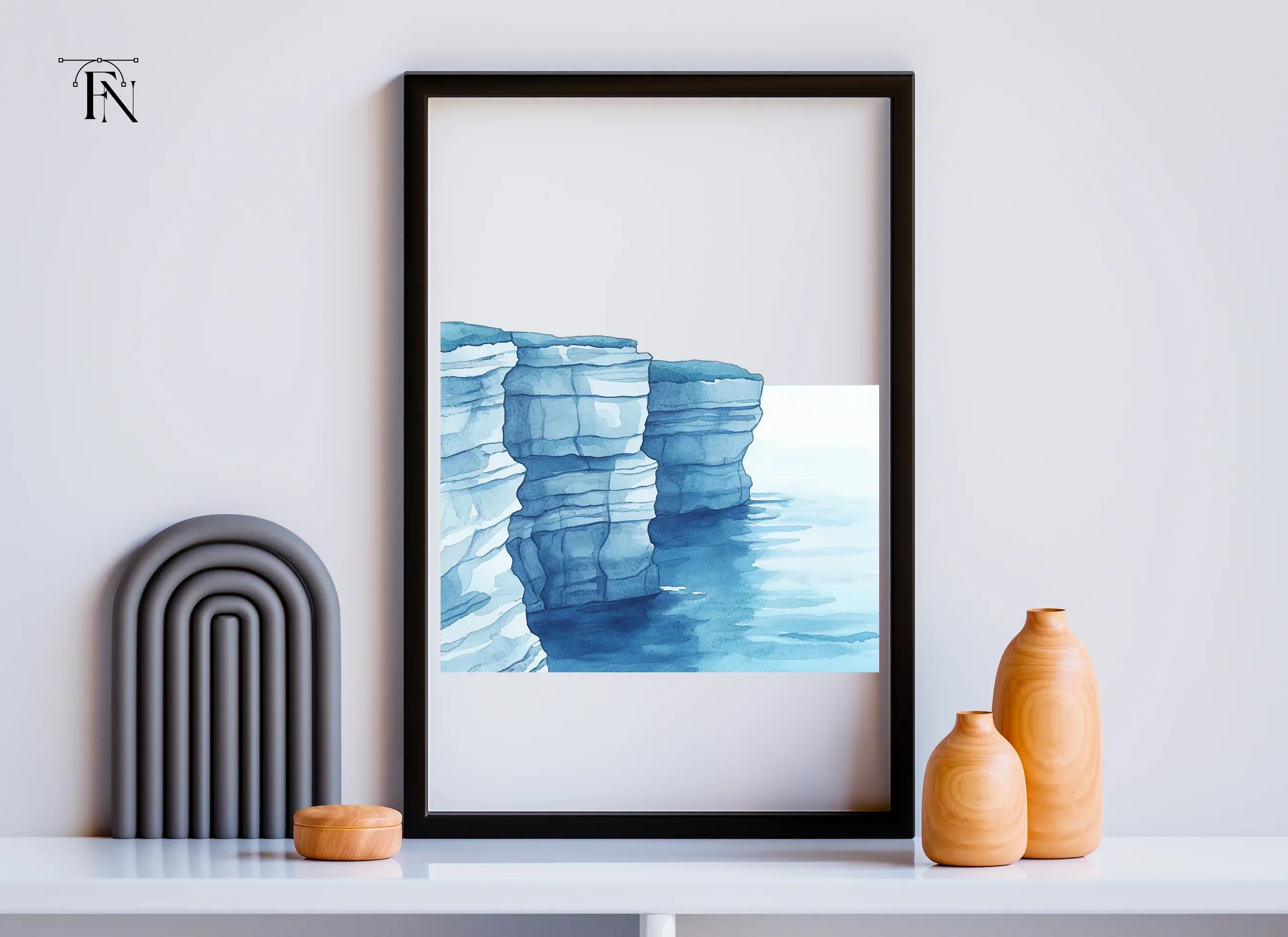 Icy Blue Cliffs Clipart Bundle - Image 6